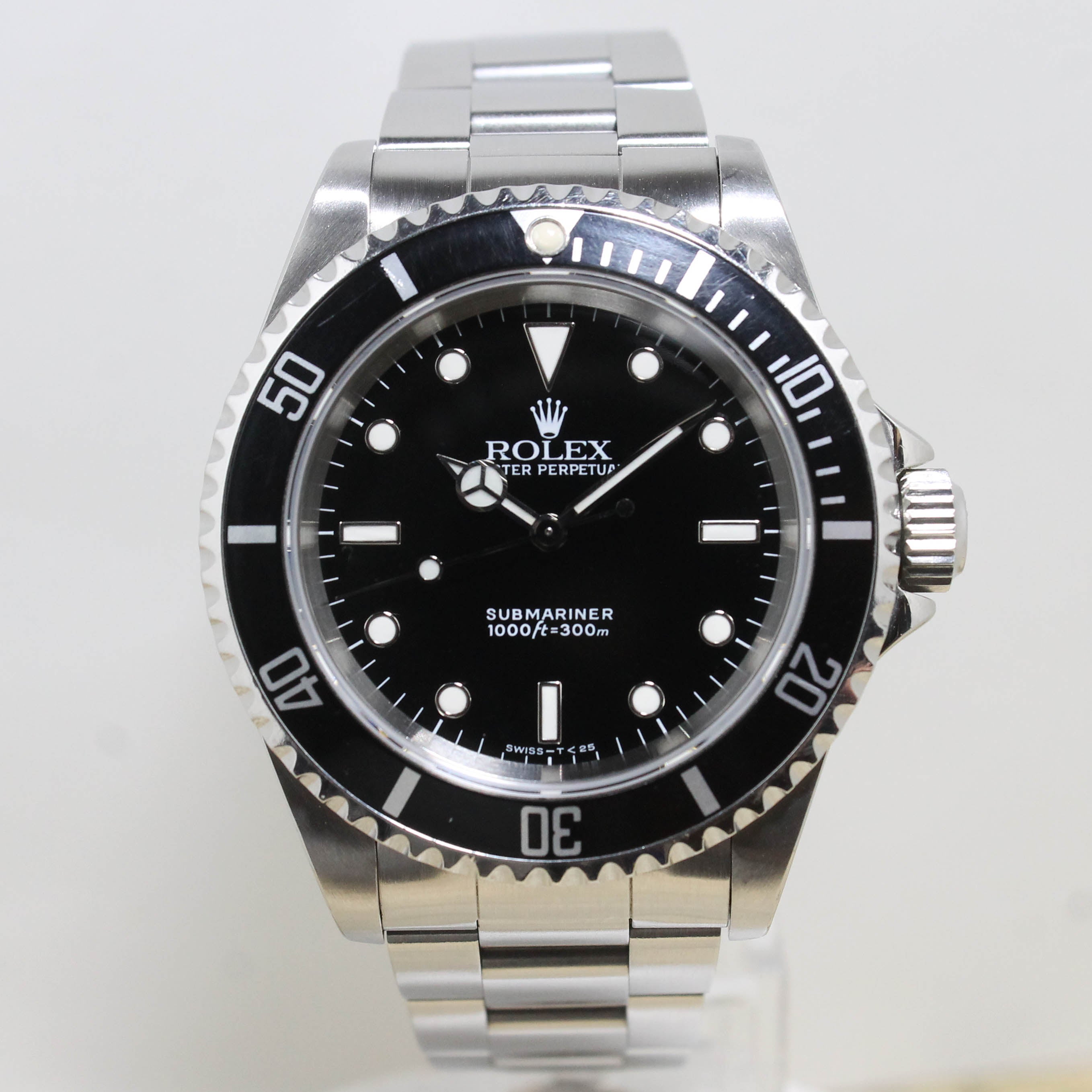 1991 Rolex Submariner Tritium Dial Ref. 14060 (with Papers)