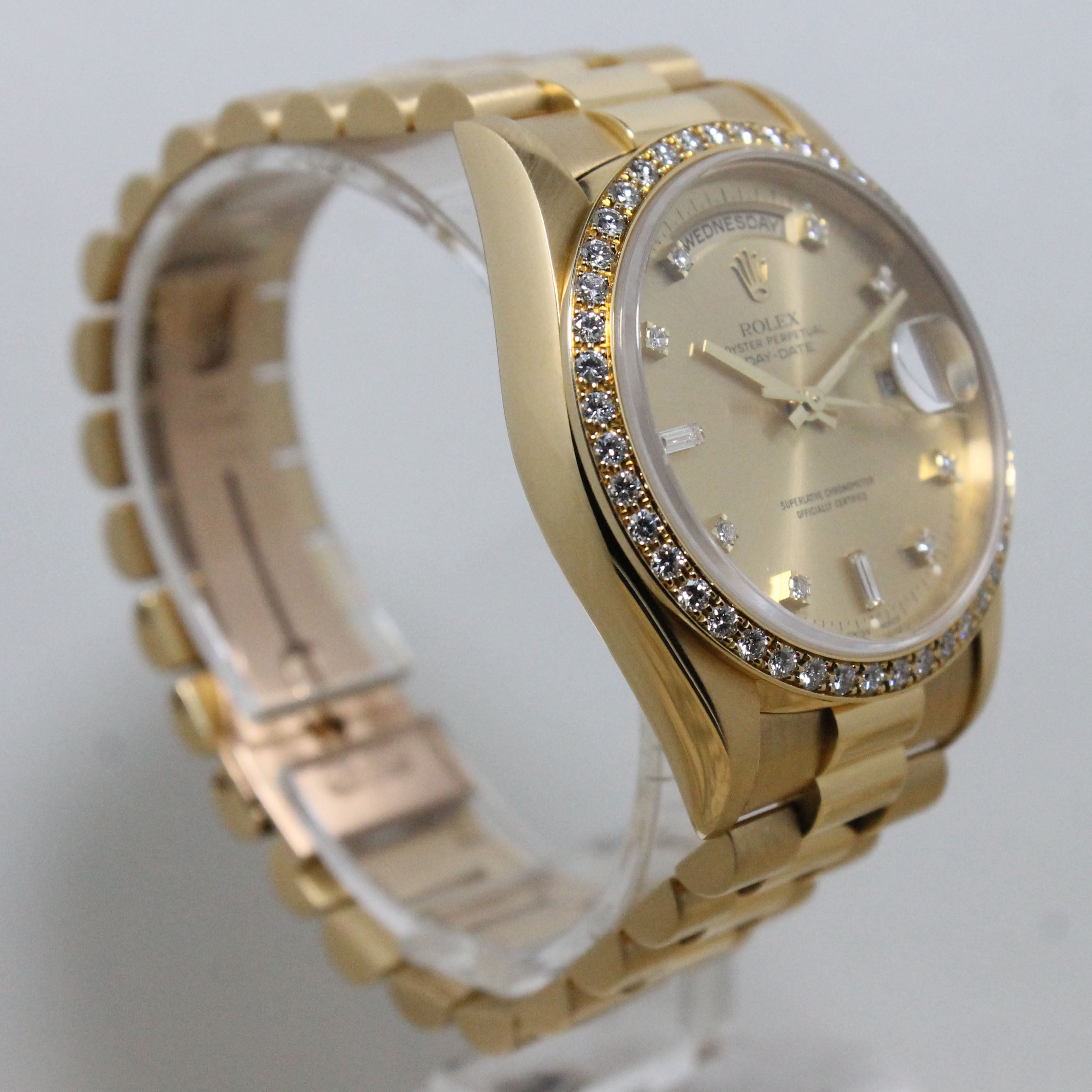 1994 Rolex Day Date with Diamond Dial Ref. 18348