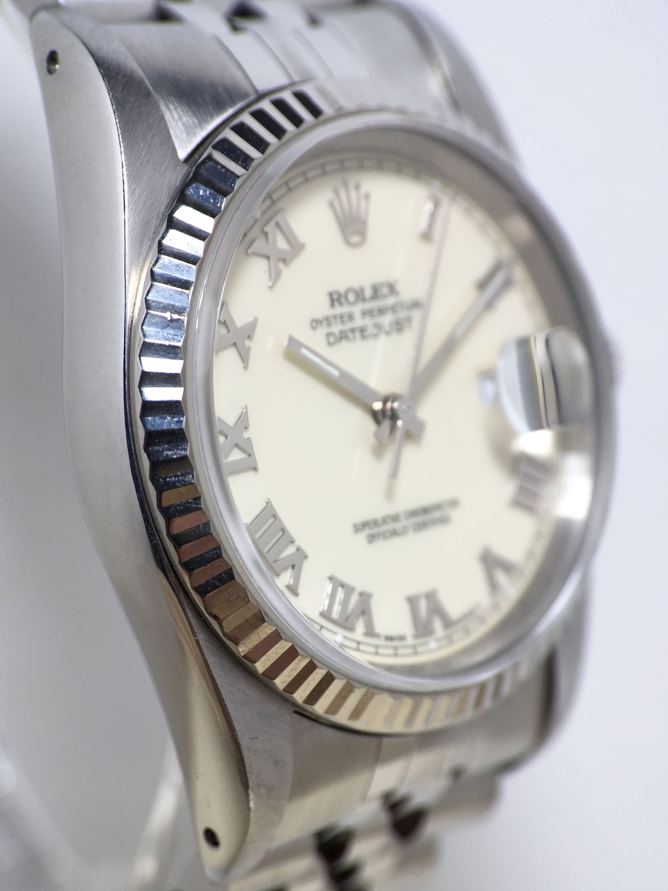 1990 Rolex Datejust St/WG Cream Dial Ref. 16234