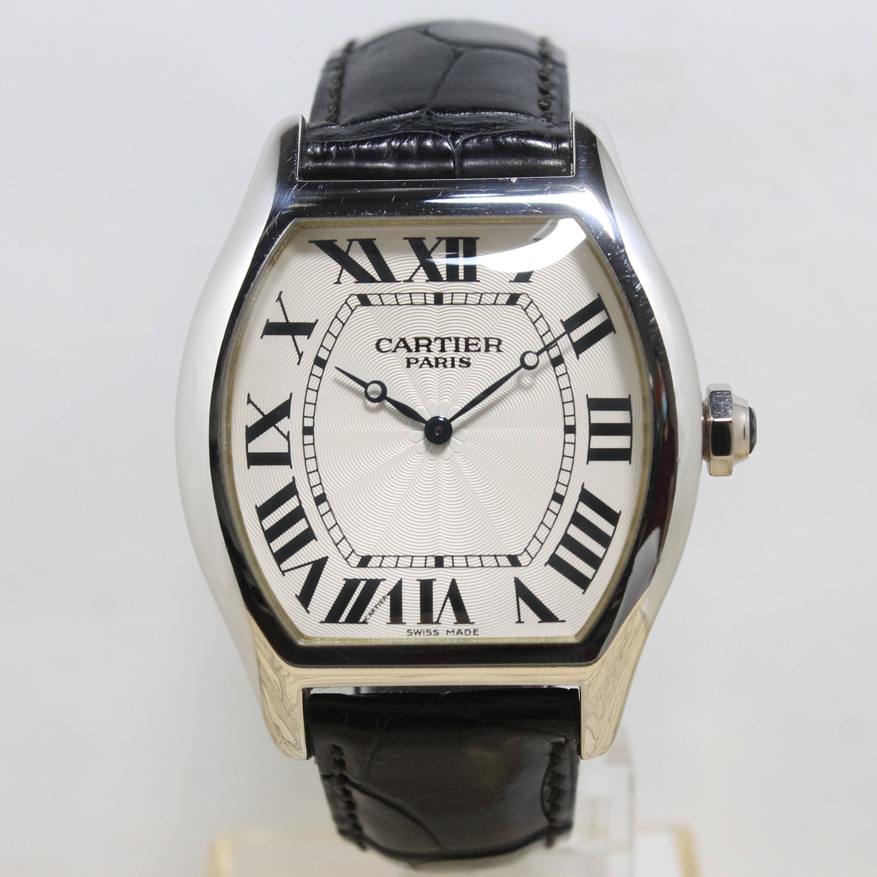 2007 Cartier Tortue XL Platinum CPCP No.1 Ref. W1546151 (Full Set with Invoice )