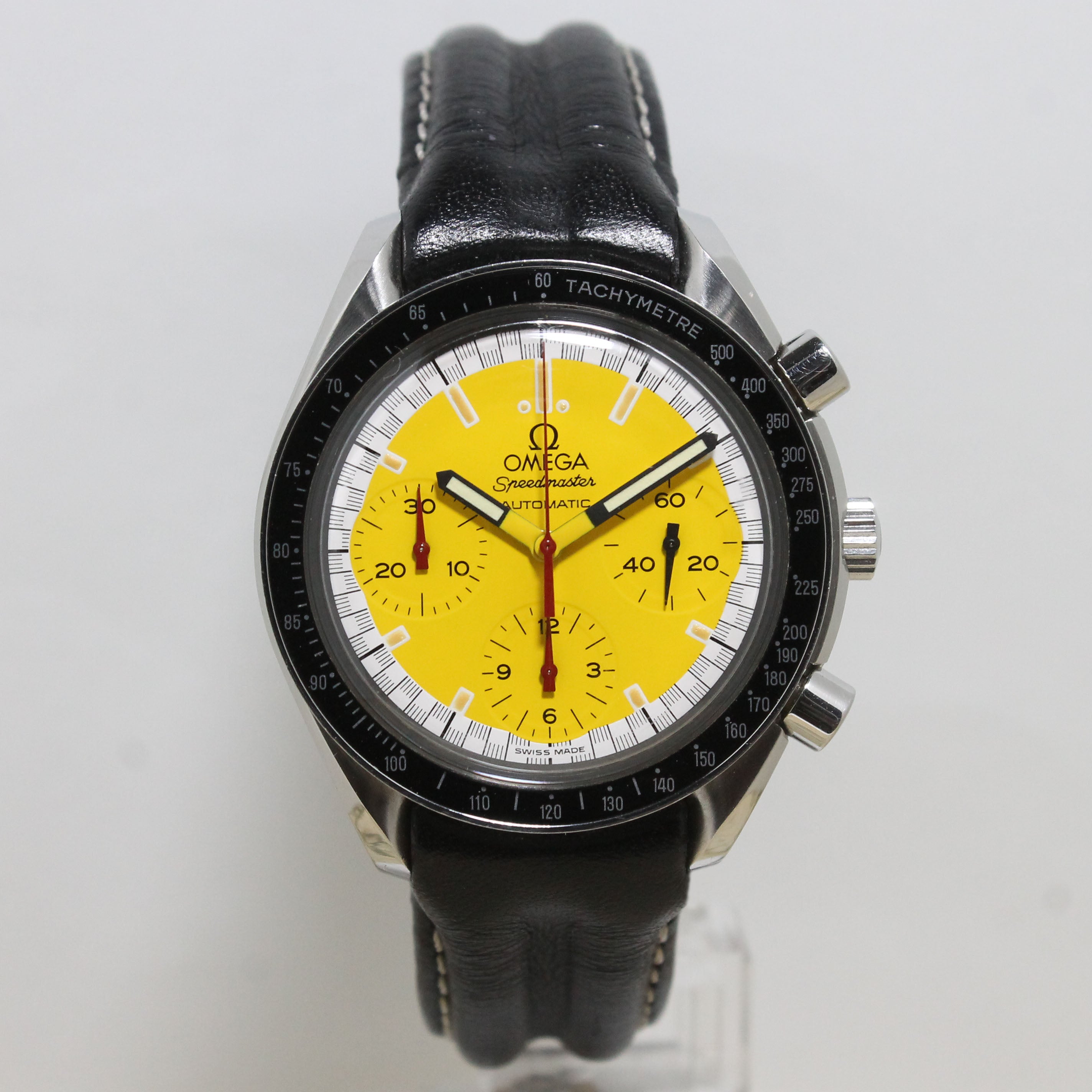 1997 Omega Speedmaster Schumacher Yellow Ref. 38101240 (Super Full Set)