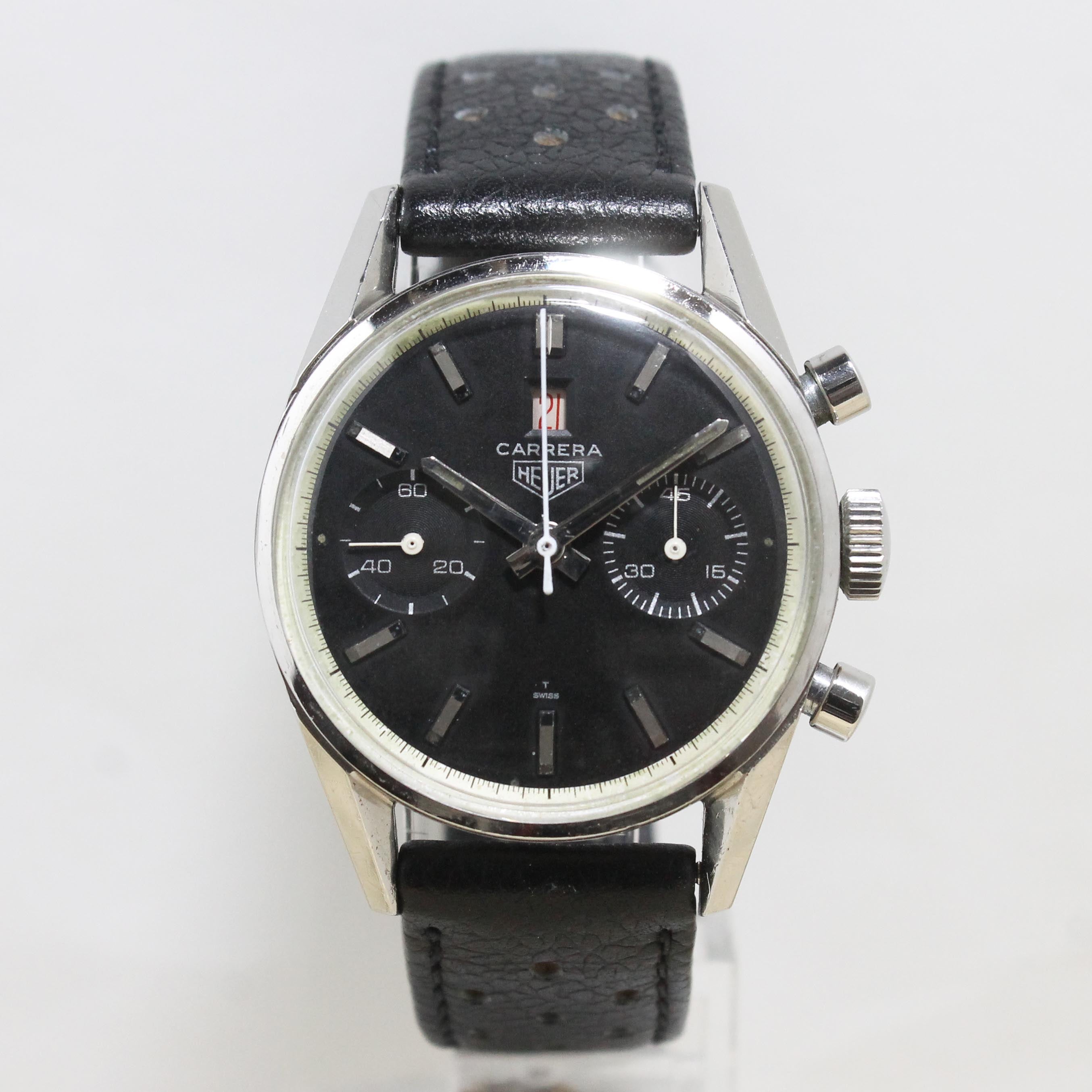 1968 Heuer Carrera Dato 45 1st Execution Ref. 3147N