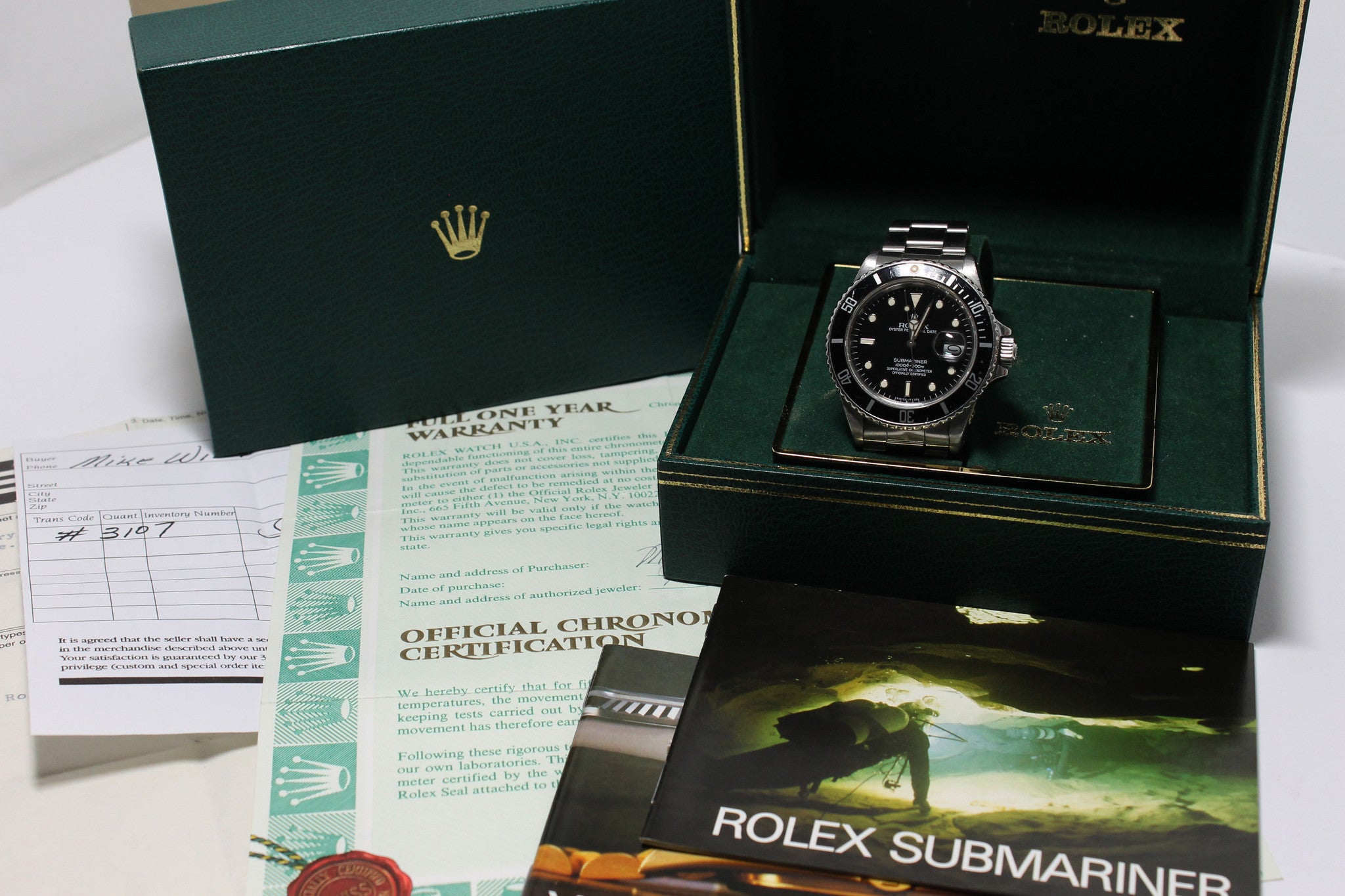 1988 - Rolex Submariner (Full Set) - Momentum Dubai