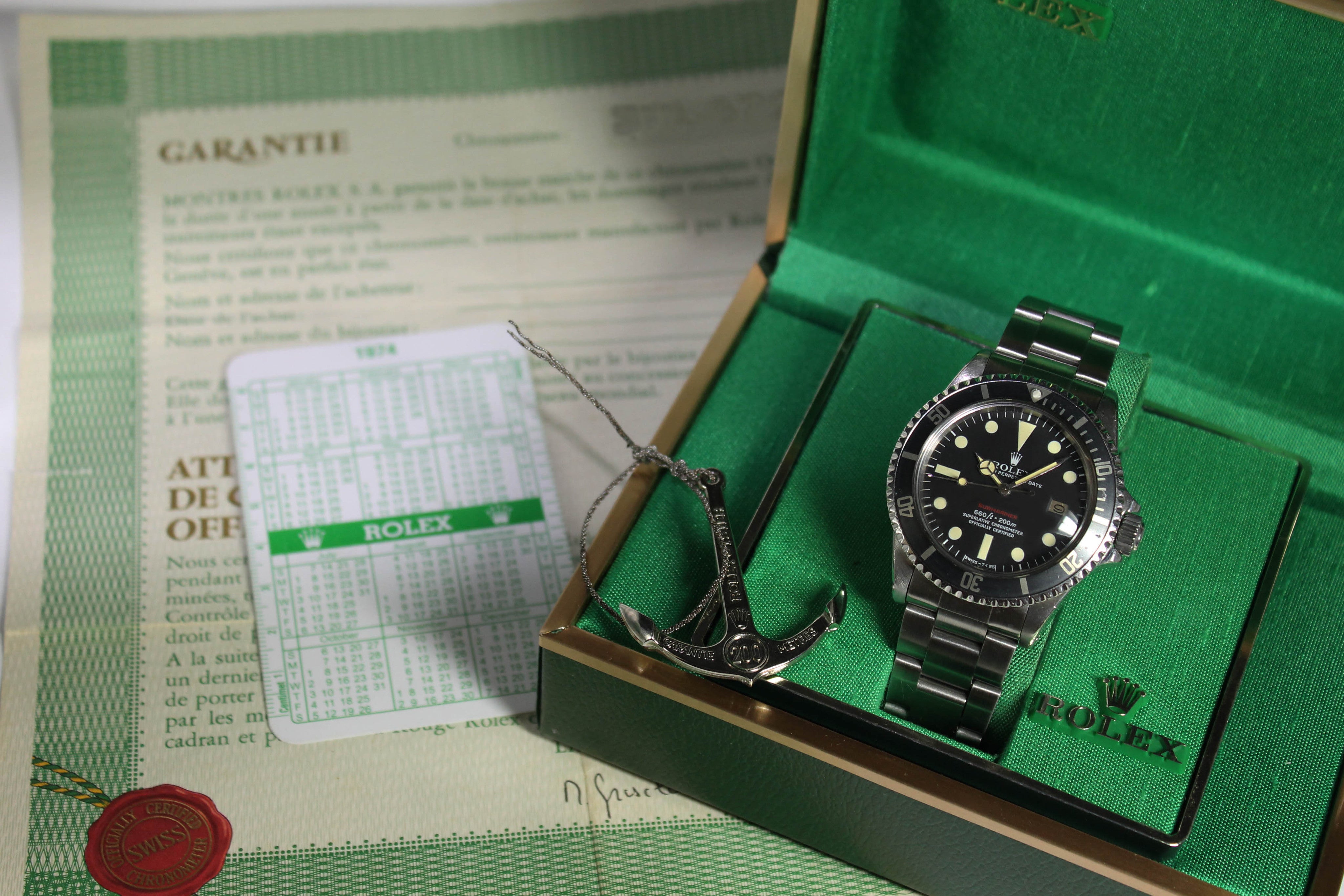 Rolex Red Submariner Ref. 1680 Year 1974 (Full Set)