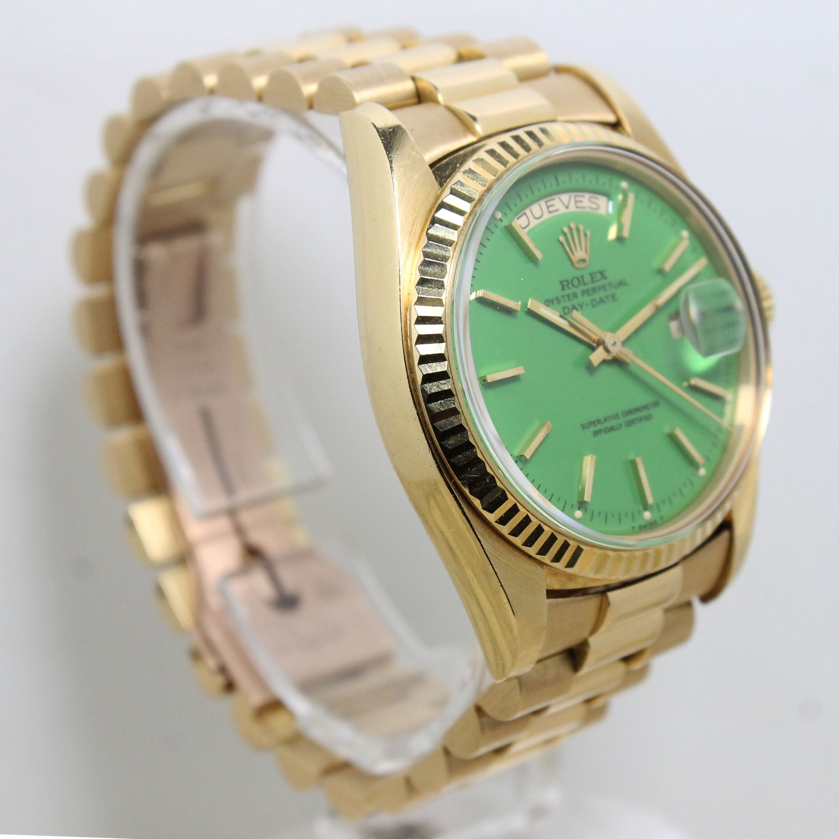 1978 Rolex Day Date Green Stella Dial Ref. 1803