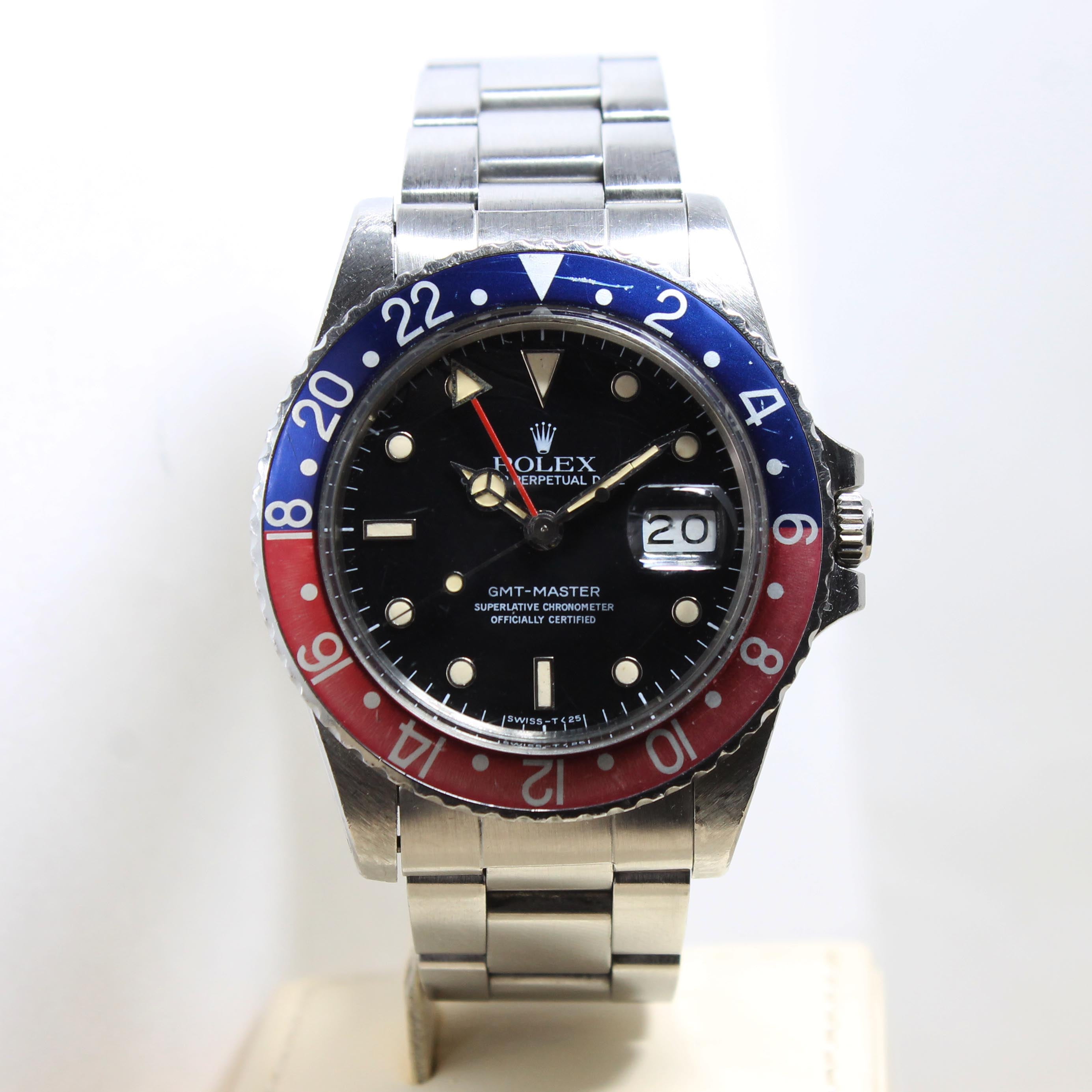 Rolex GMT Master Ref. 16750 Year 1985 'Unpolished' (Full Set)