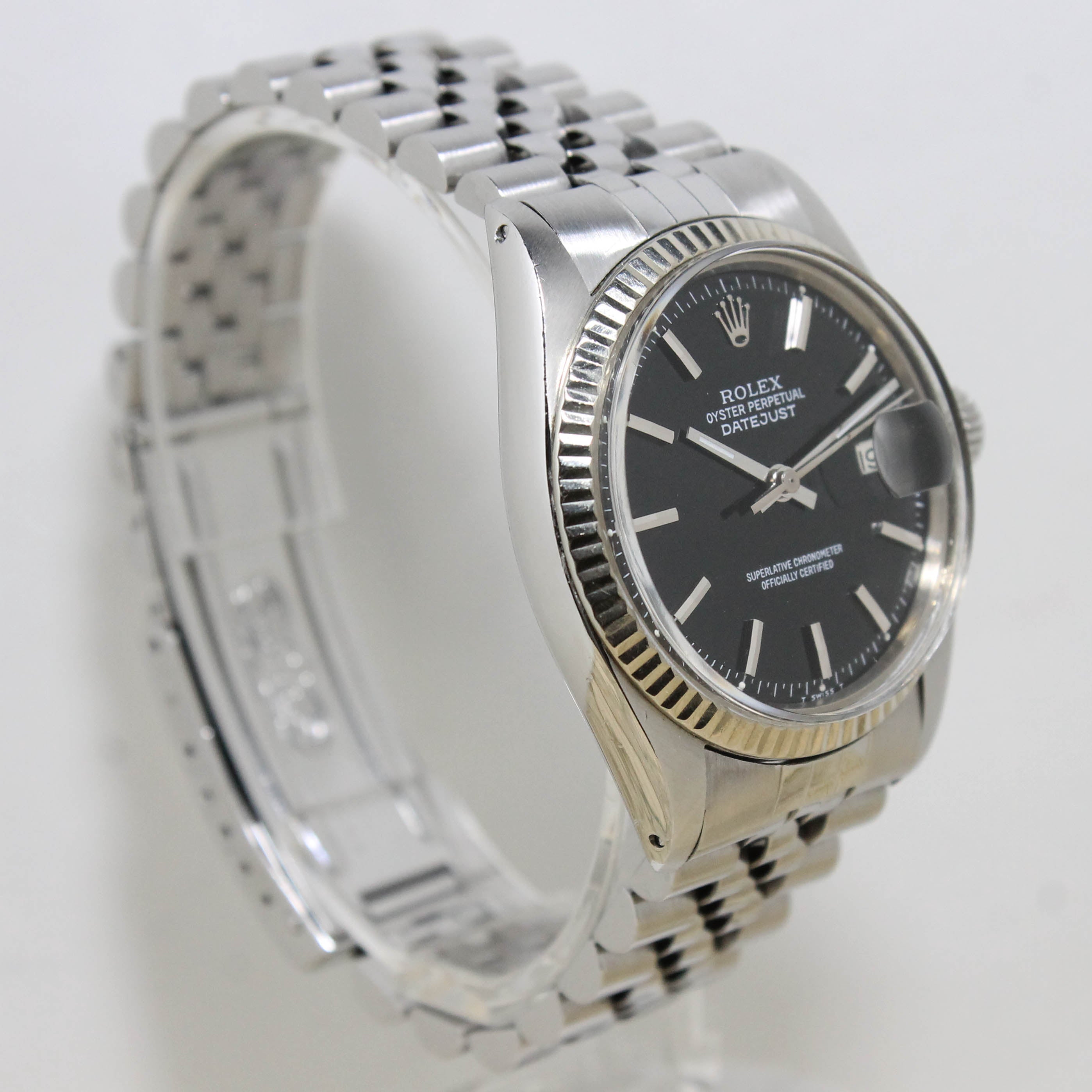 1978 Rolex Datejust Black Glossy Dial Ref. 1601