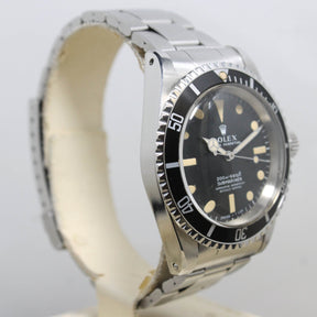 1968 Rolex Submariner Meters First Unpolished and Mint Ref. 5512