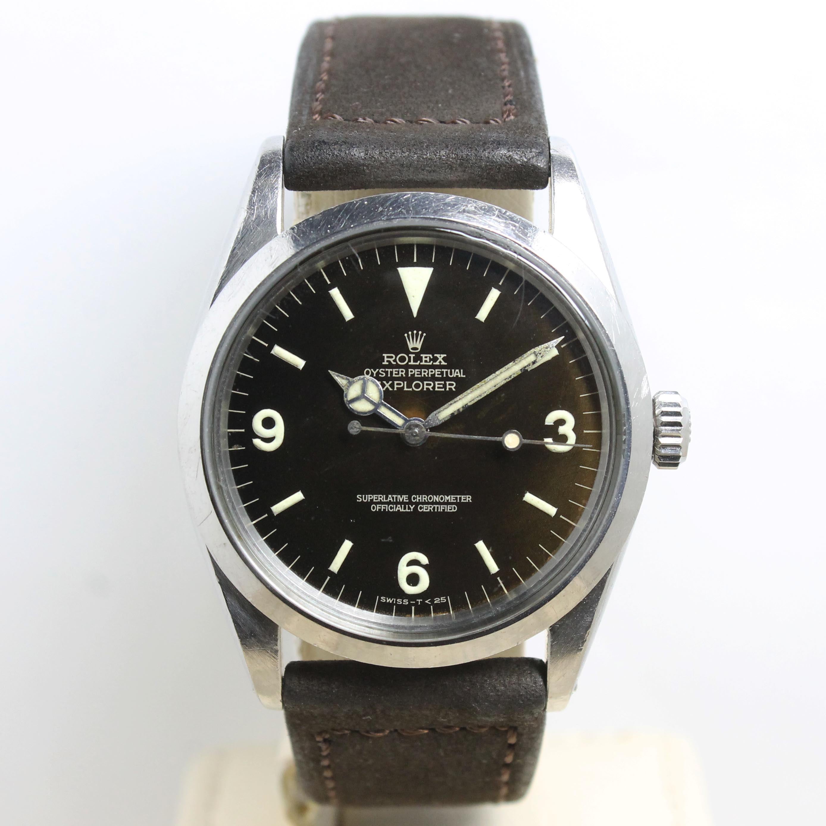 1966 Rolex Explorer I Tropical Gilt Dial Ref. 1016 (with Papers)