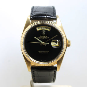 Rolex Day Date Onyx Dial Ref. 18038 Year 1979 (with Orig. Certificate)