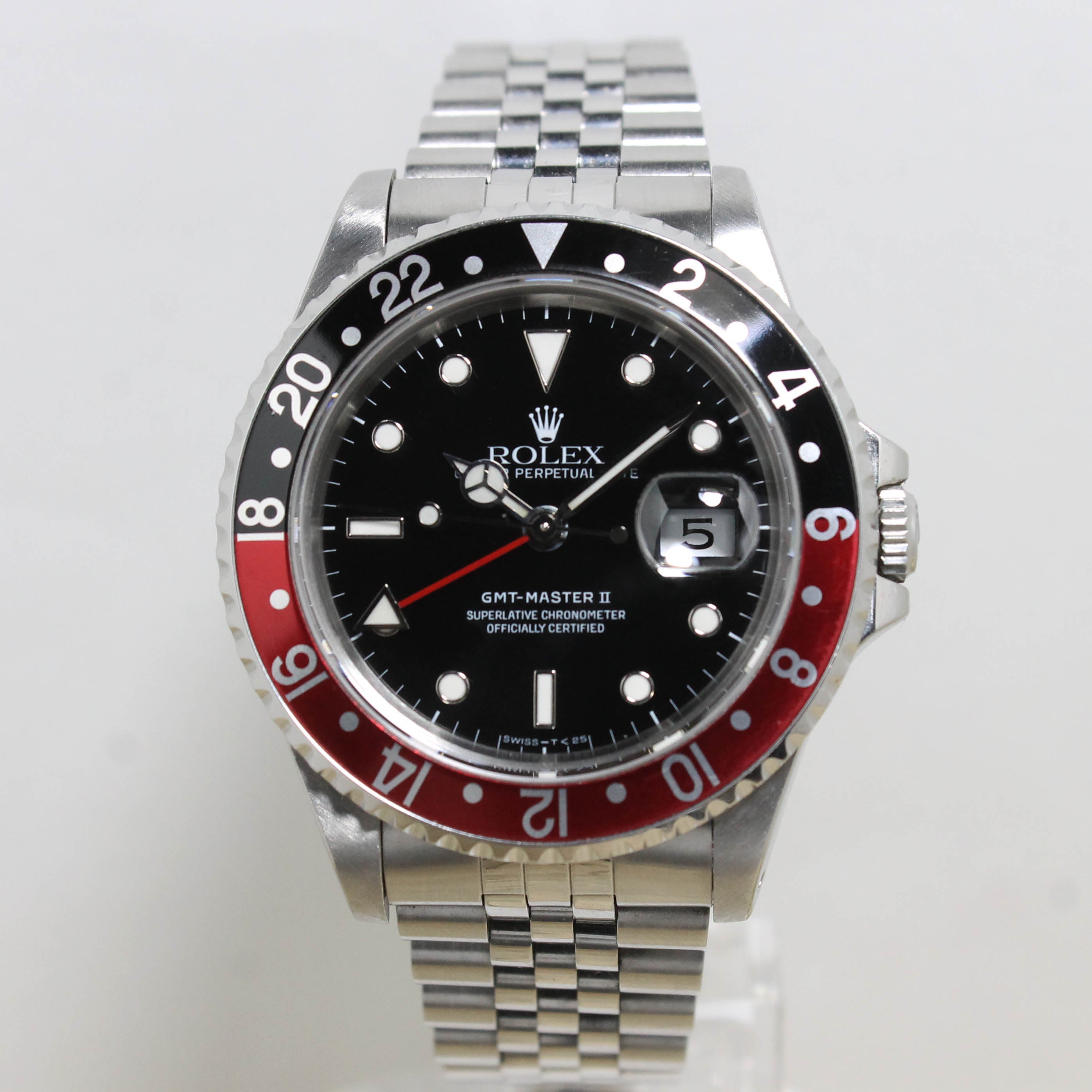 1991 Rolex GMT Master Coke Tritium Dial Ref. 16710 (Full Set)