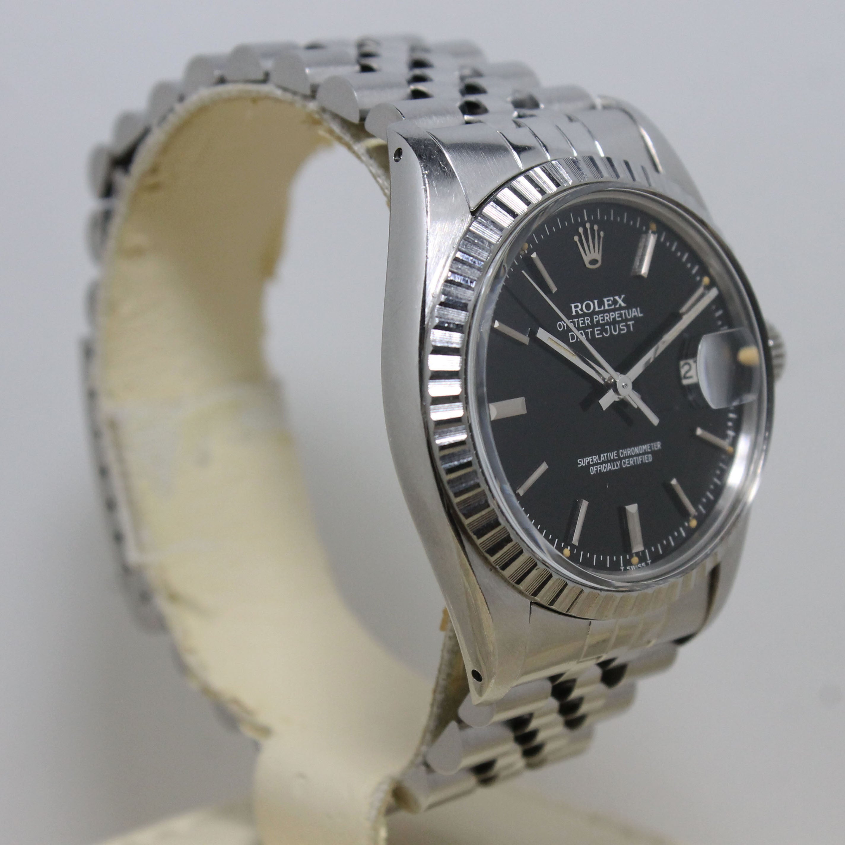 1980 Rolex Datejust Black Glossy Dial Ref. 16030