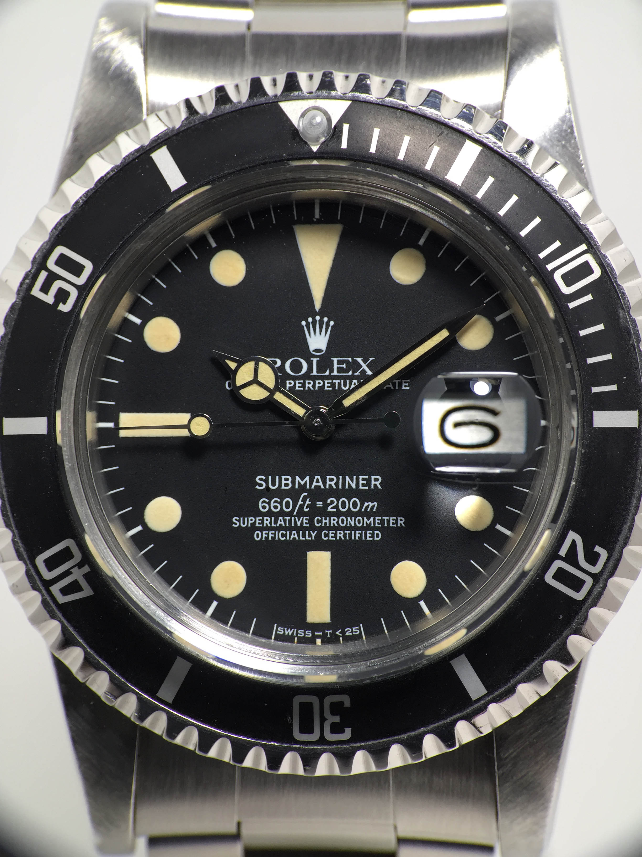 1978 Rolex Submariner MK2 Ref. 1680 (with Box & Certificate & fresh RSC)