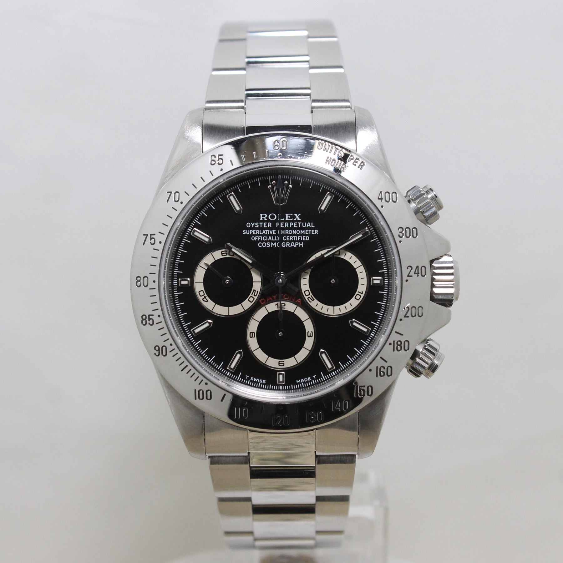 1997 Rolex Daytona Black Tritium Dial Ref. 16520 (with Rolex Service Card)