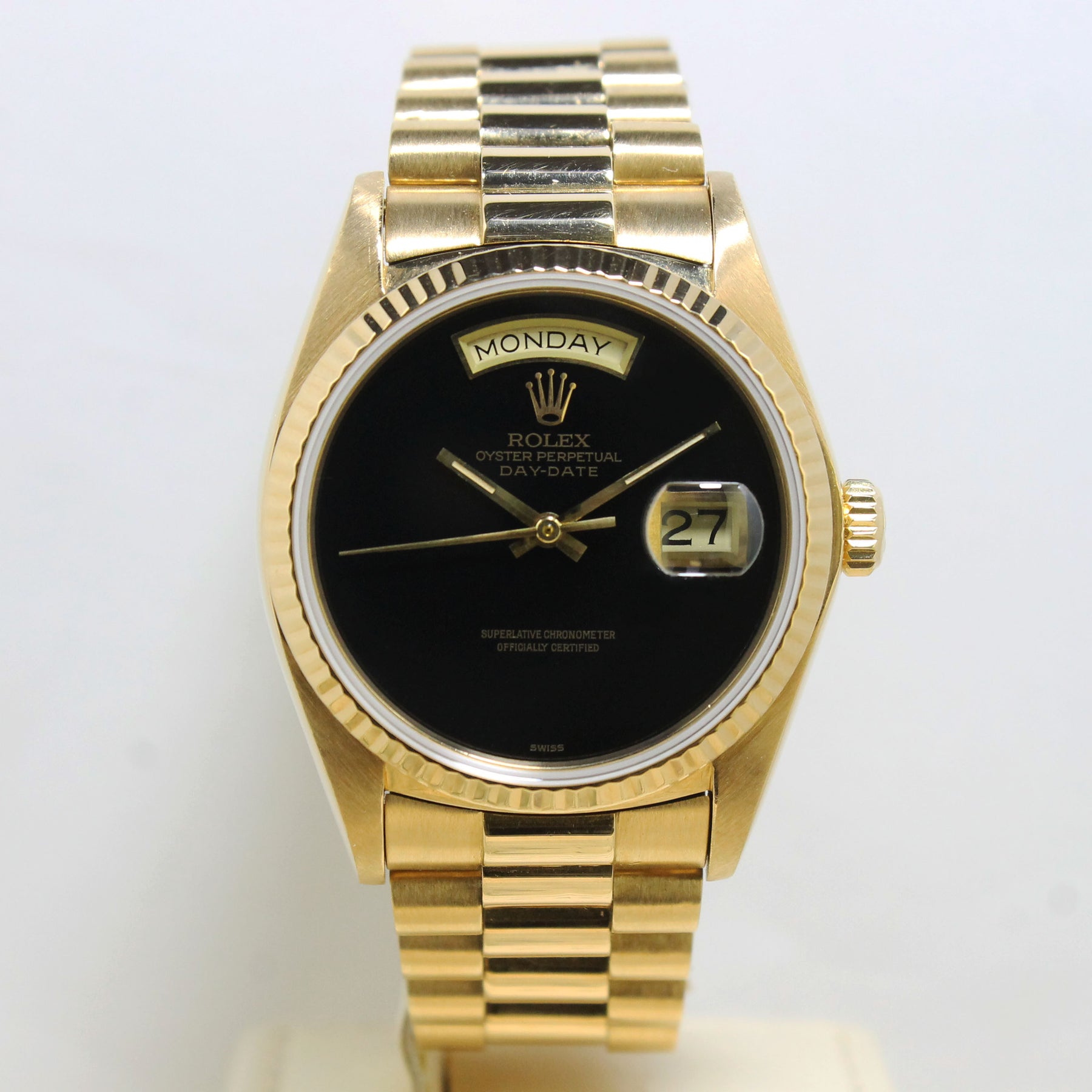 1979 Rolex Day Date Onyx Ref. 18038 (Full Set)