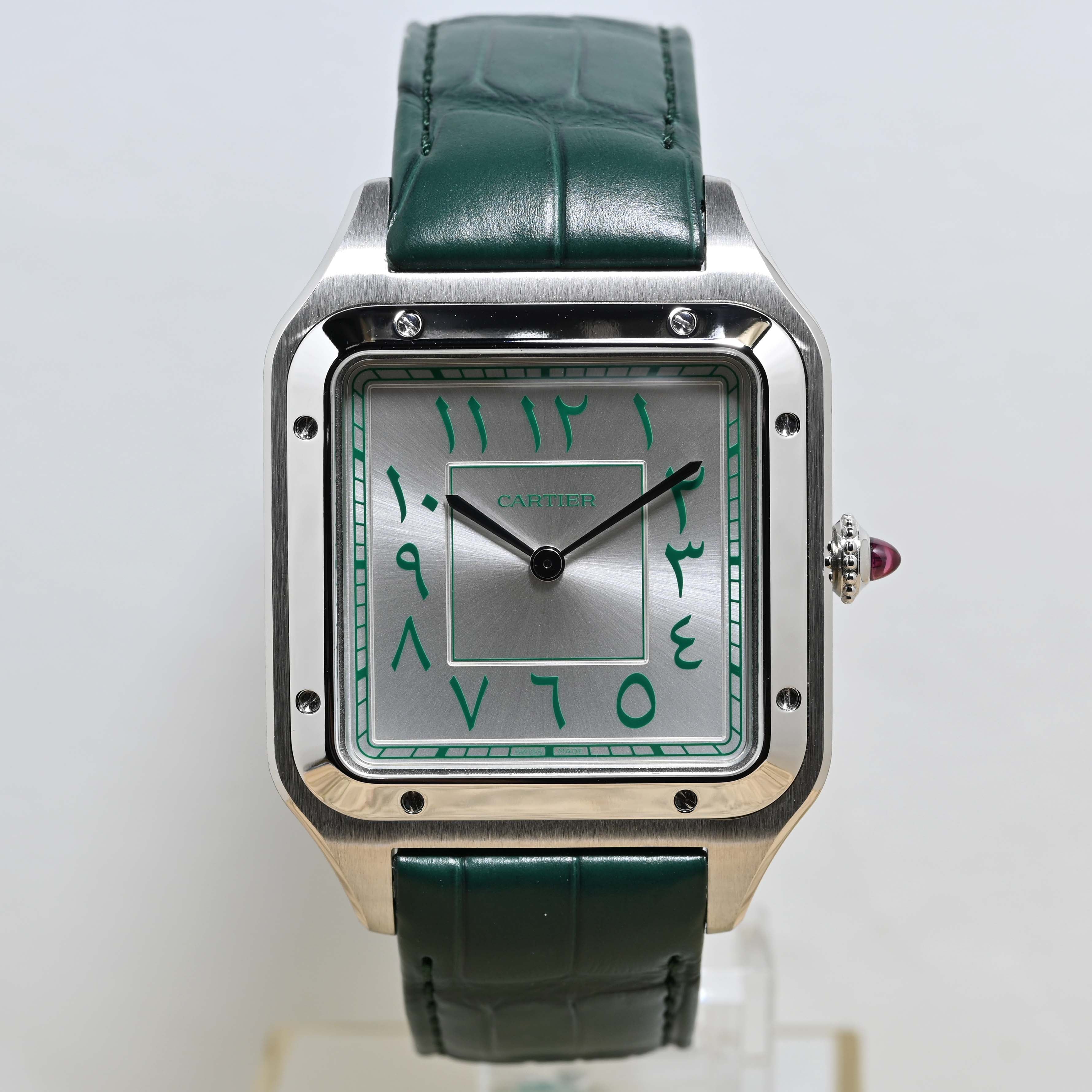 2022 Cartier Santos Dumont Platinum Middle East Limited Edition Ref. WGSA0060 (New-Full Set)