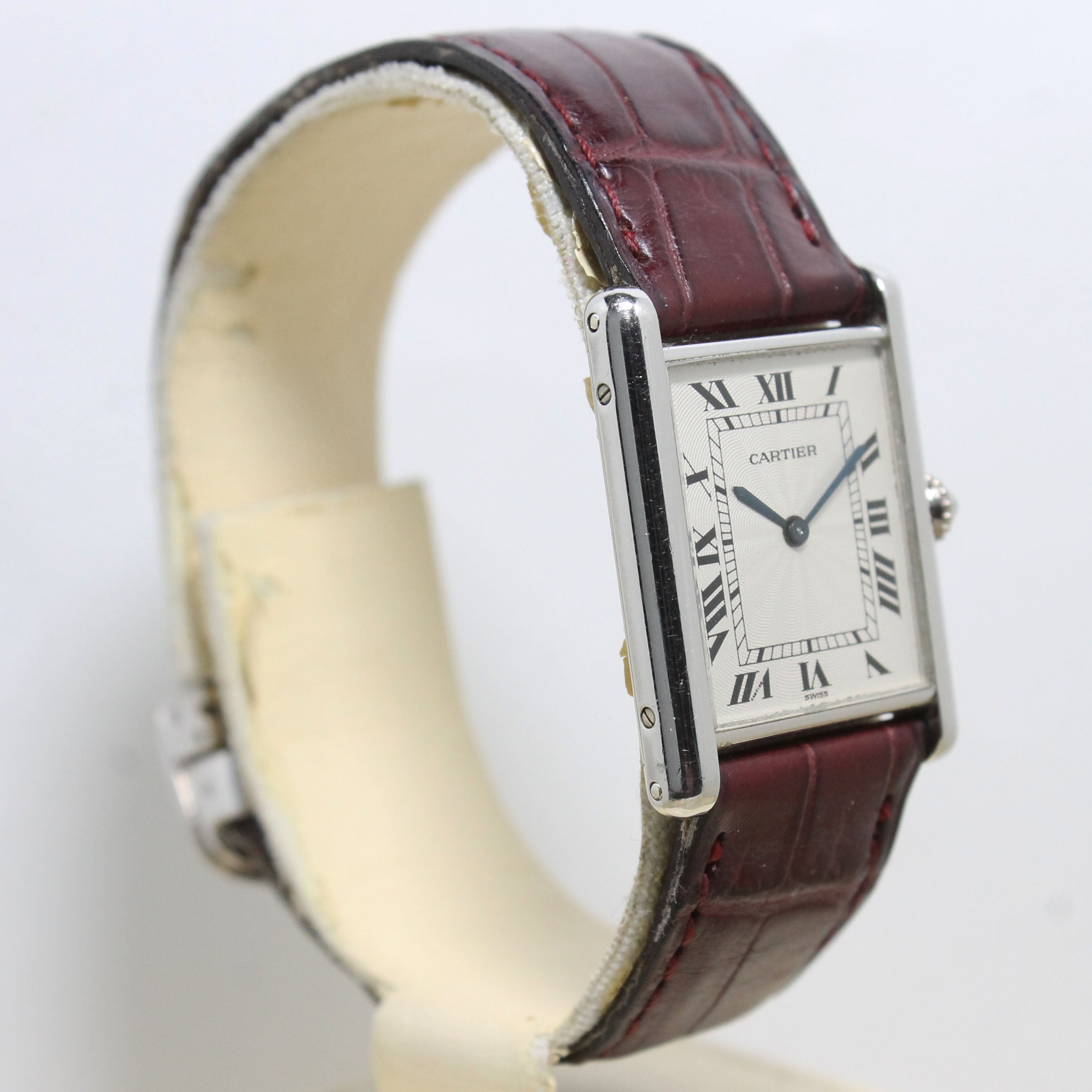 2000 Cartier Tank Louis Platinum Ref. 1601 1