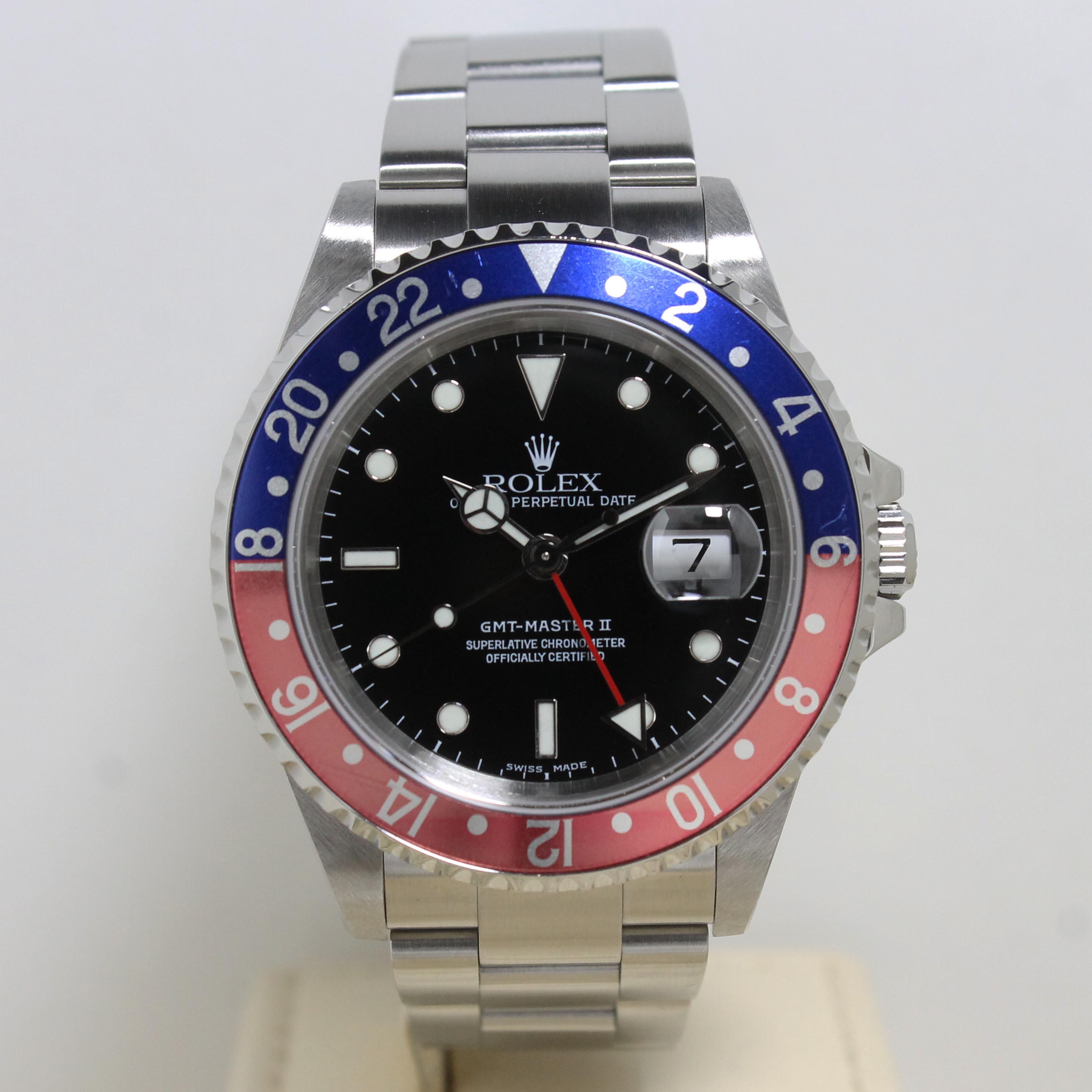 2001 Rolex GMT Master II Pepsi Ref.  16710 (Full Set)