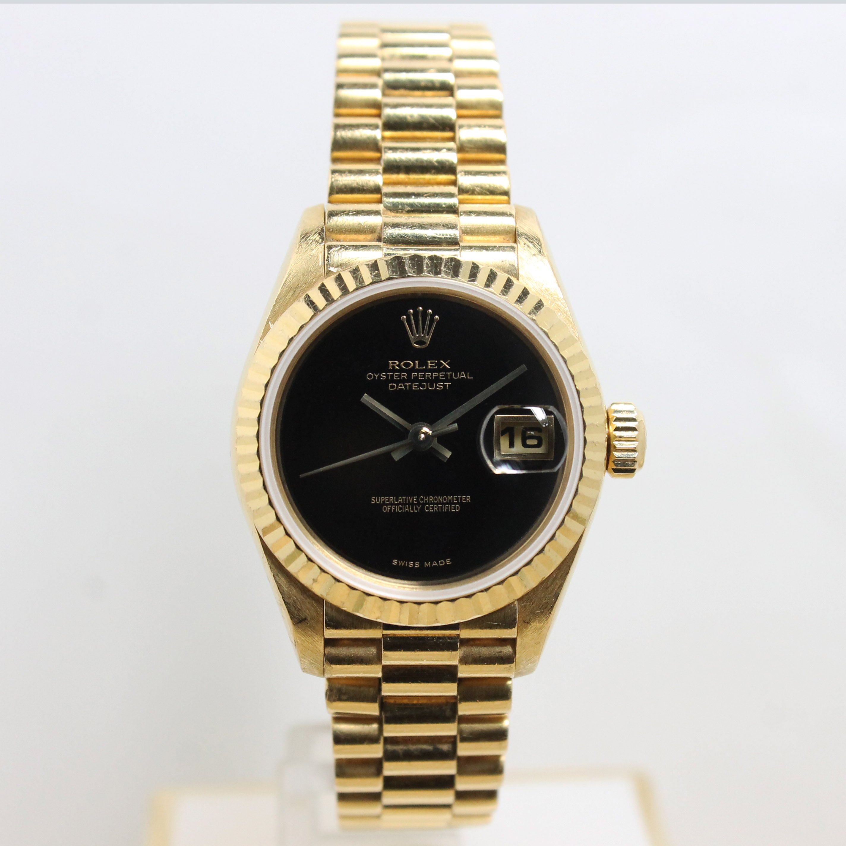 1999 Rolex Lady Datejust Onyx Ref. 79178 (with Papers)