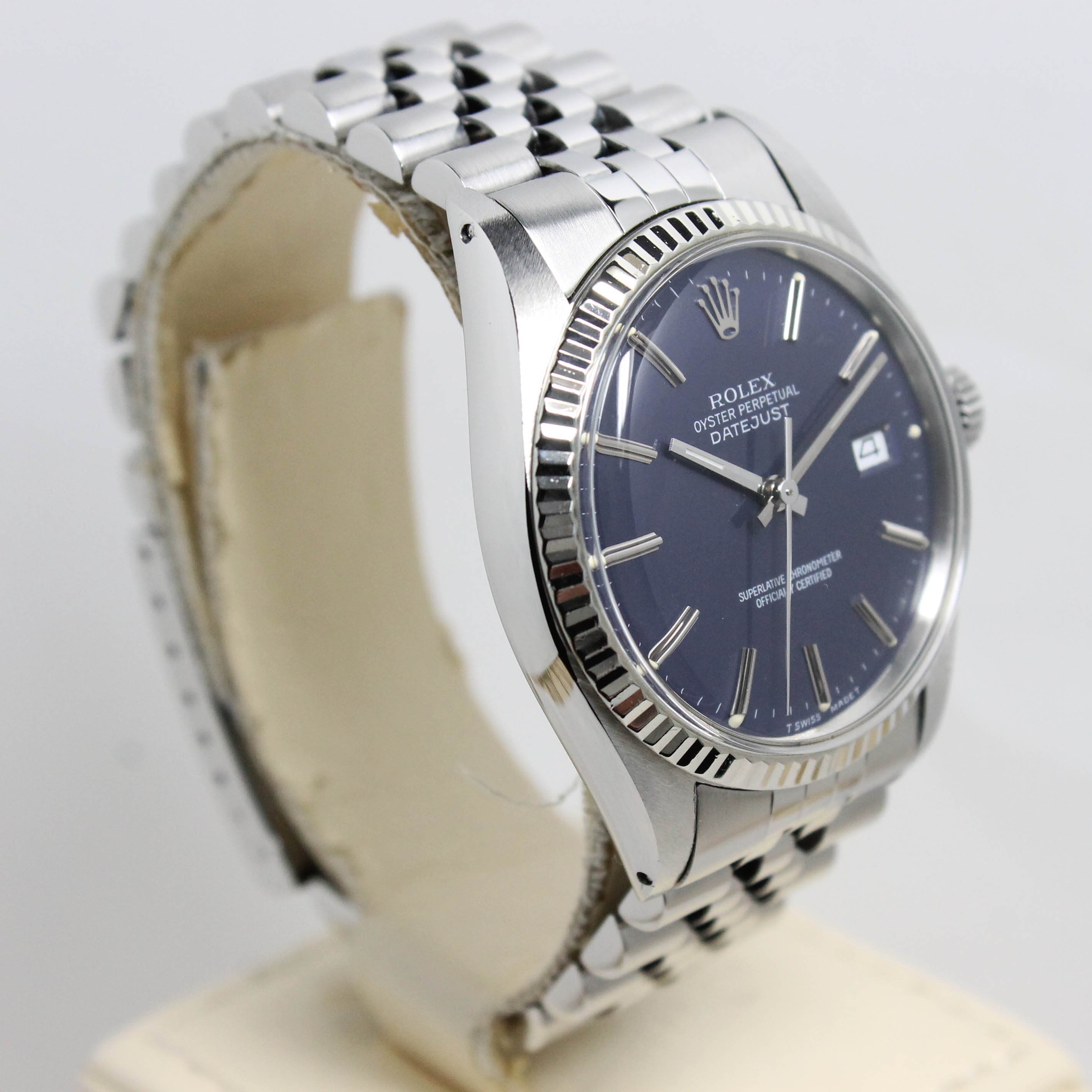 1981 Rolex Datejust Blue Dial Ref. 16014