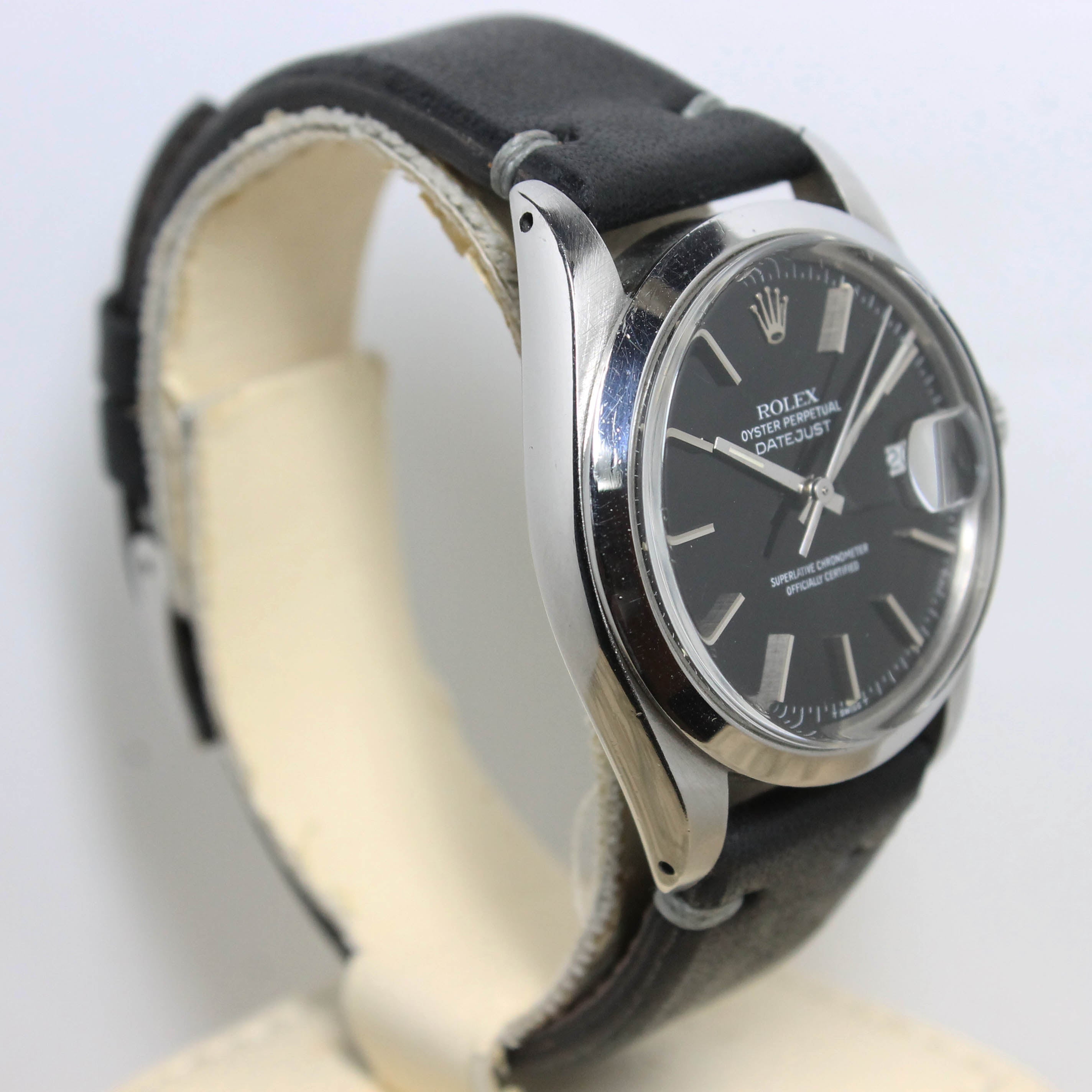 1982 Rolex Datejust Black Dial Ref. 16000