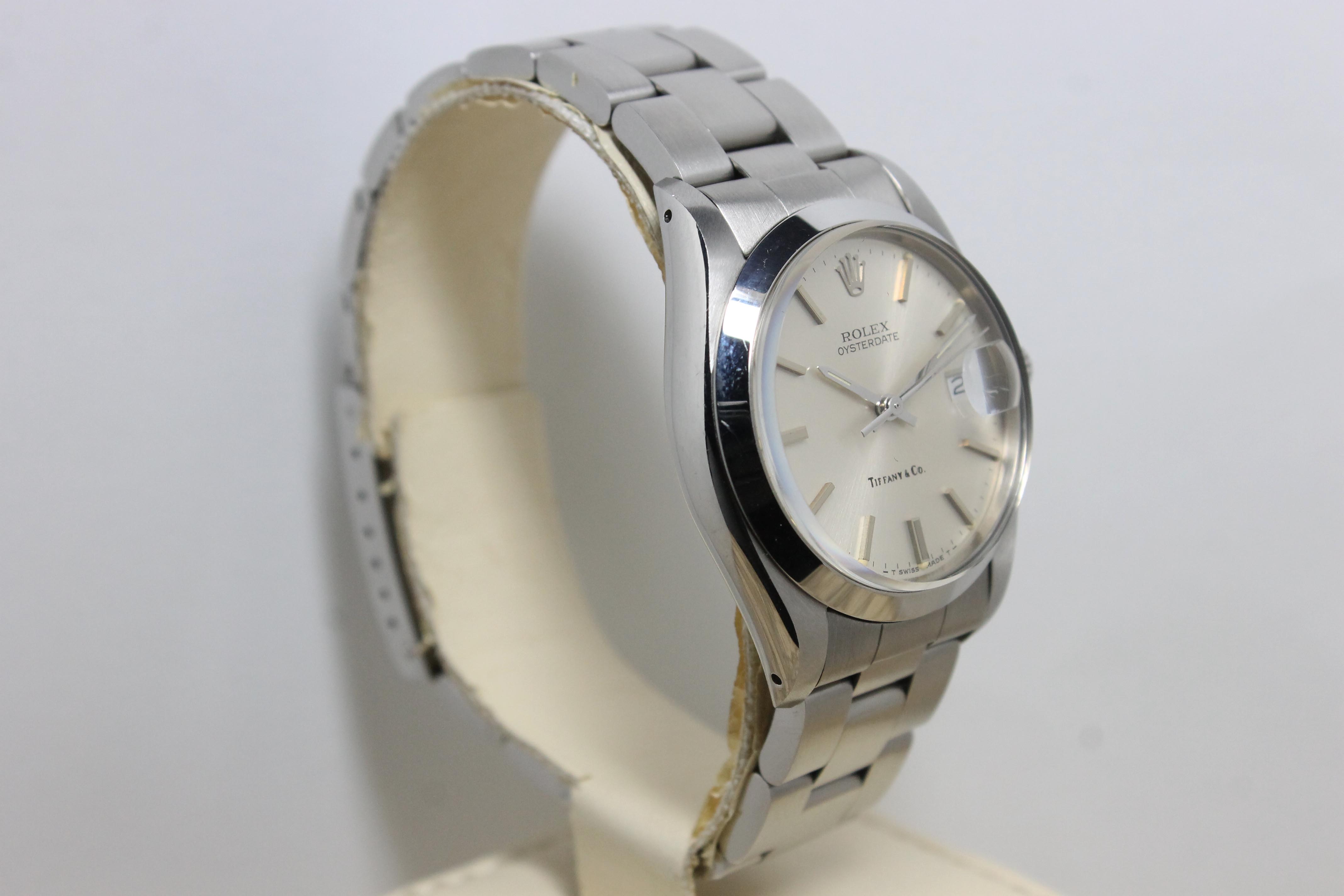 1984 Rolex Oyster Precision Date Tiffany & Co. NOS Ref. 6694