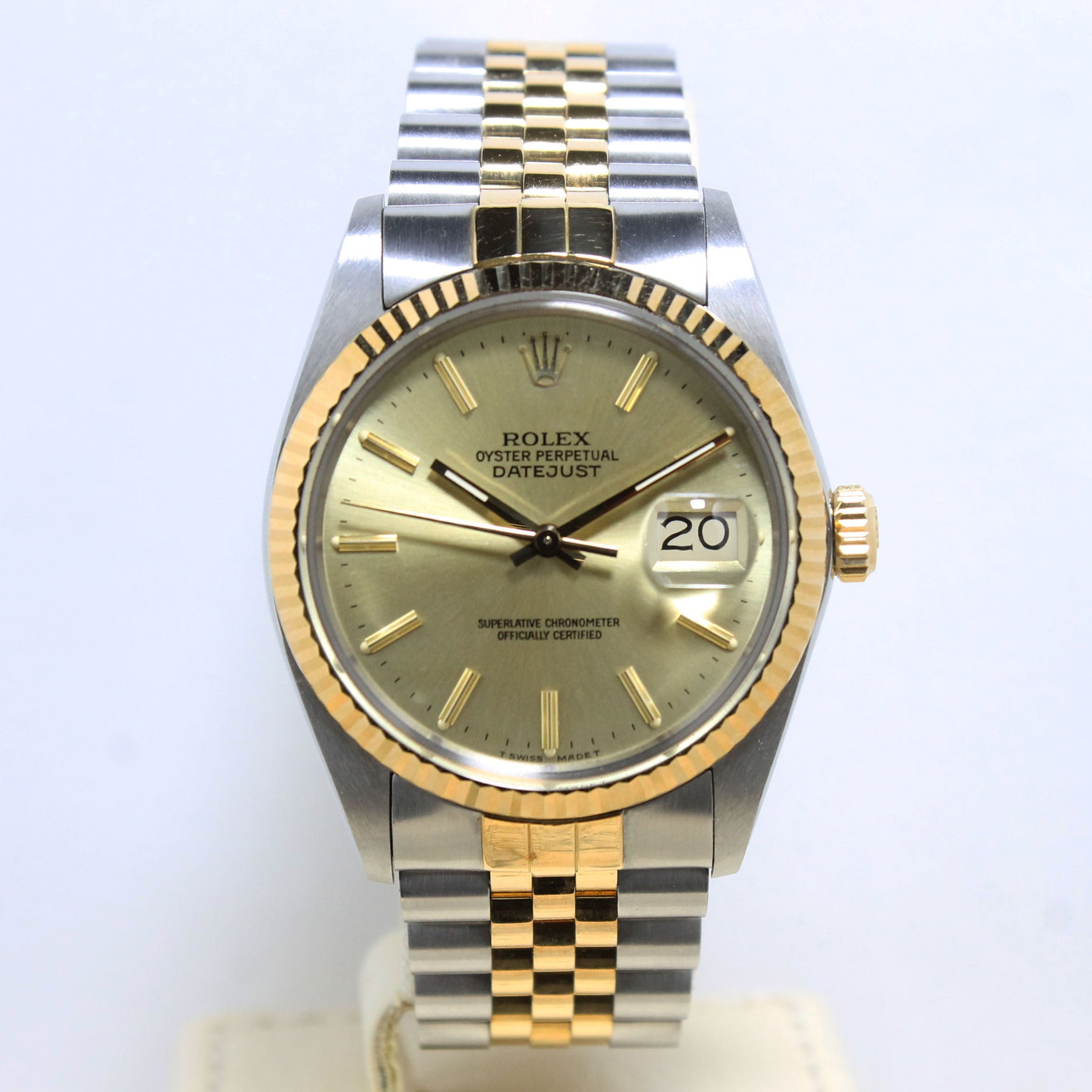 1985 Rolex Datejust St/G NOS Ref. 16013 (Full Set)