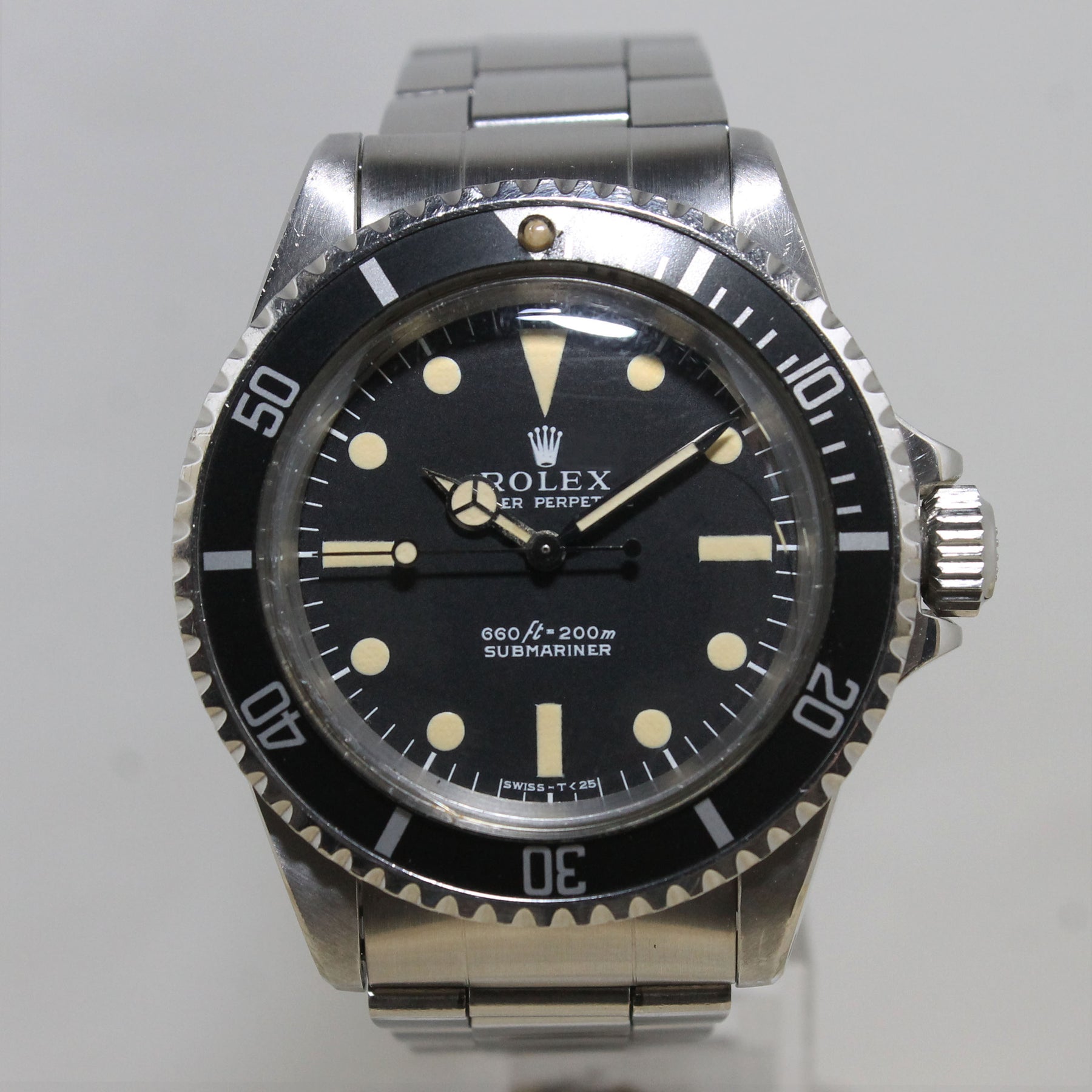 1972 Rolex Submariner Serif Dial Unpolished & Like New Ref. 5513