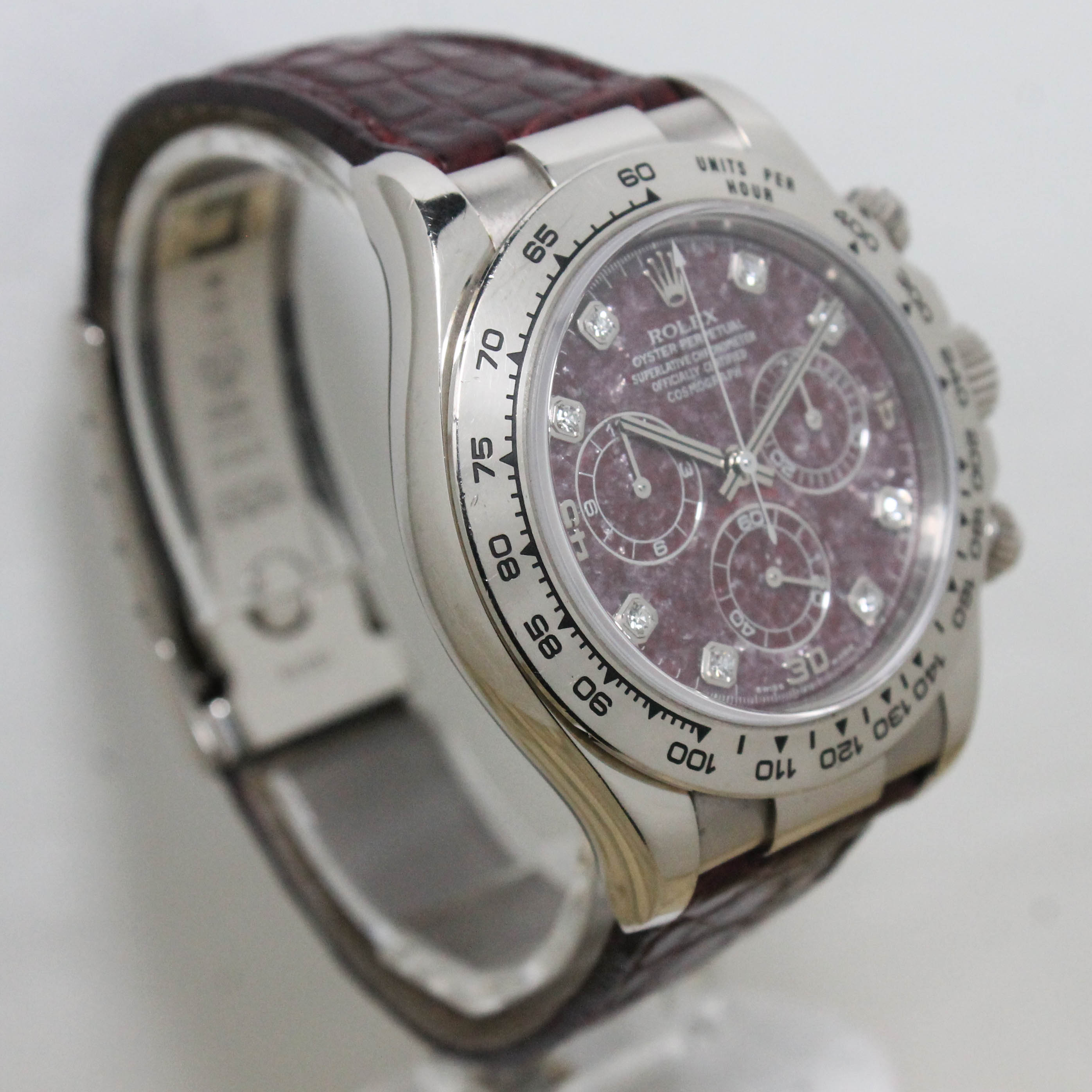 2000 Rolex Daytona White Gold Grossular Diamond Dial Ref. 116519