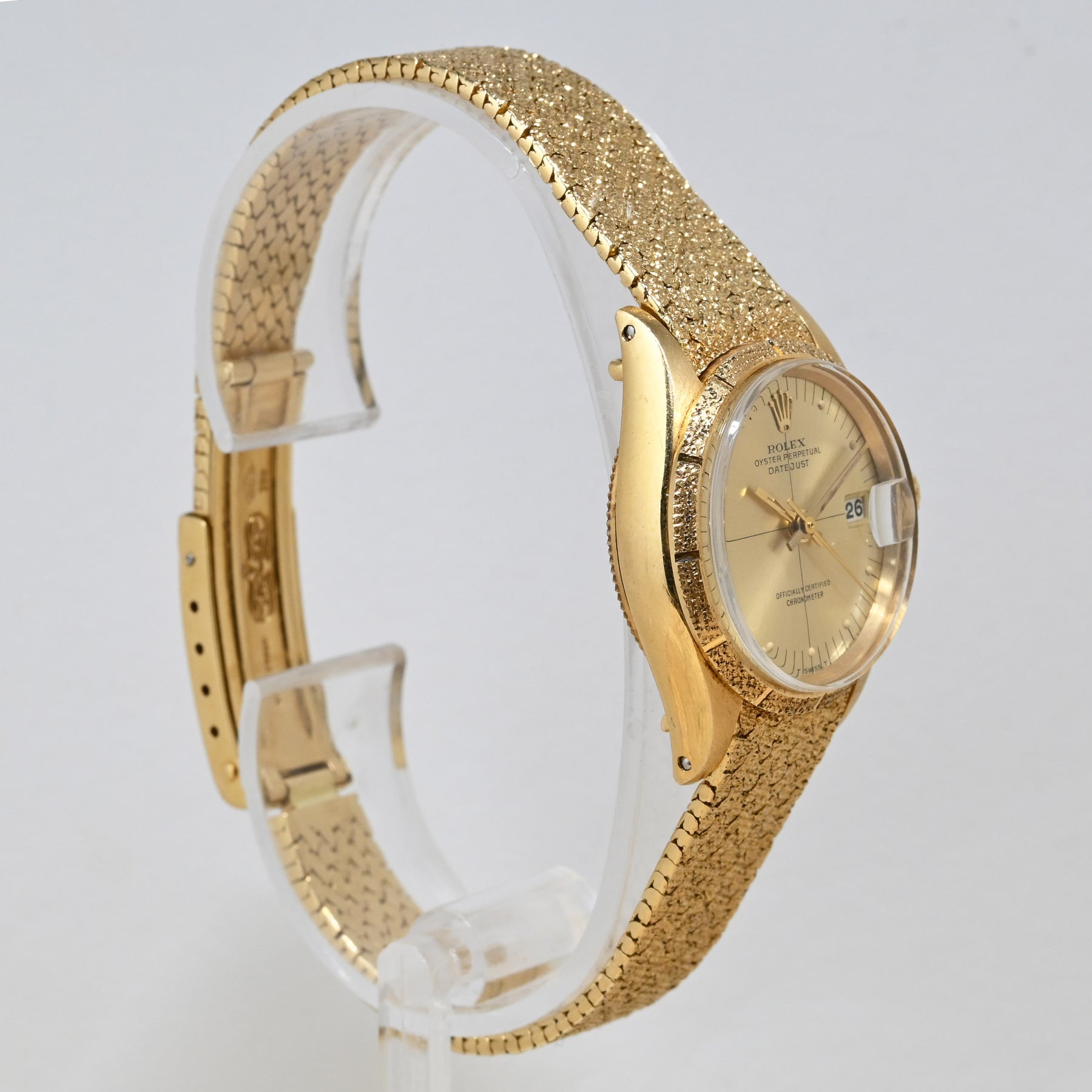 1966 Rolex Lady Datejust 18k with Special Bracelet Ref. 6517