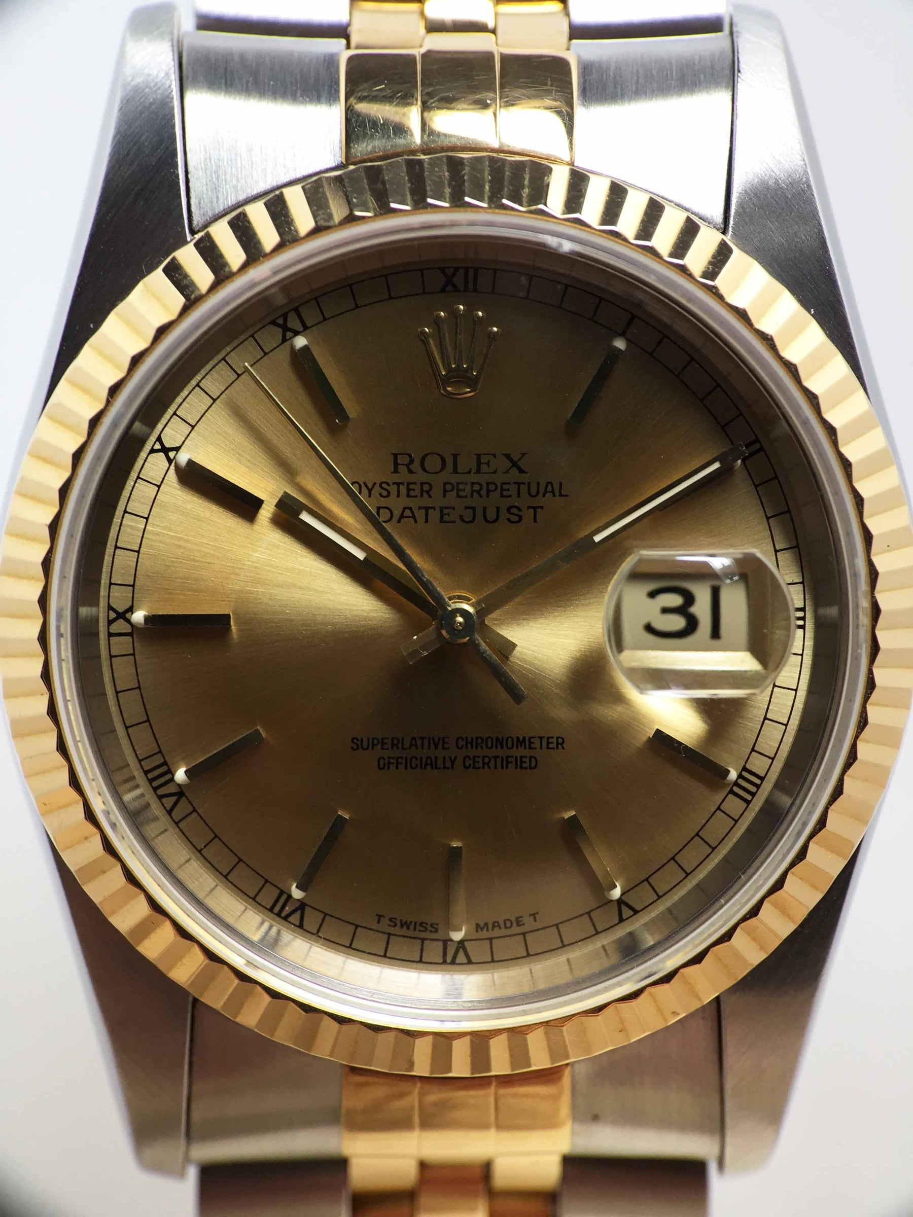 Rolex Datejust St/G Ref. 16233 Year 1996 (Full Set)