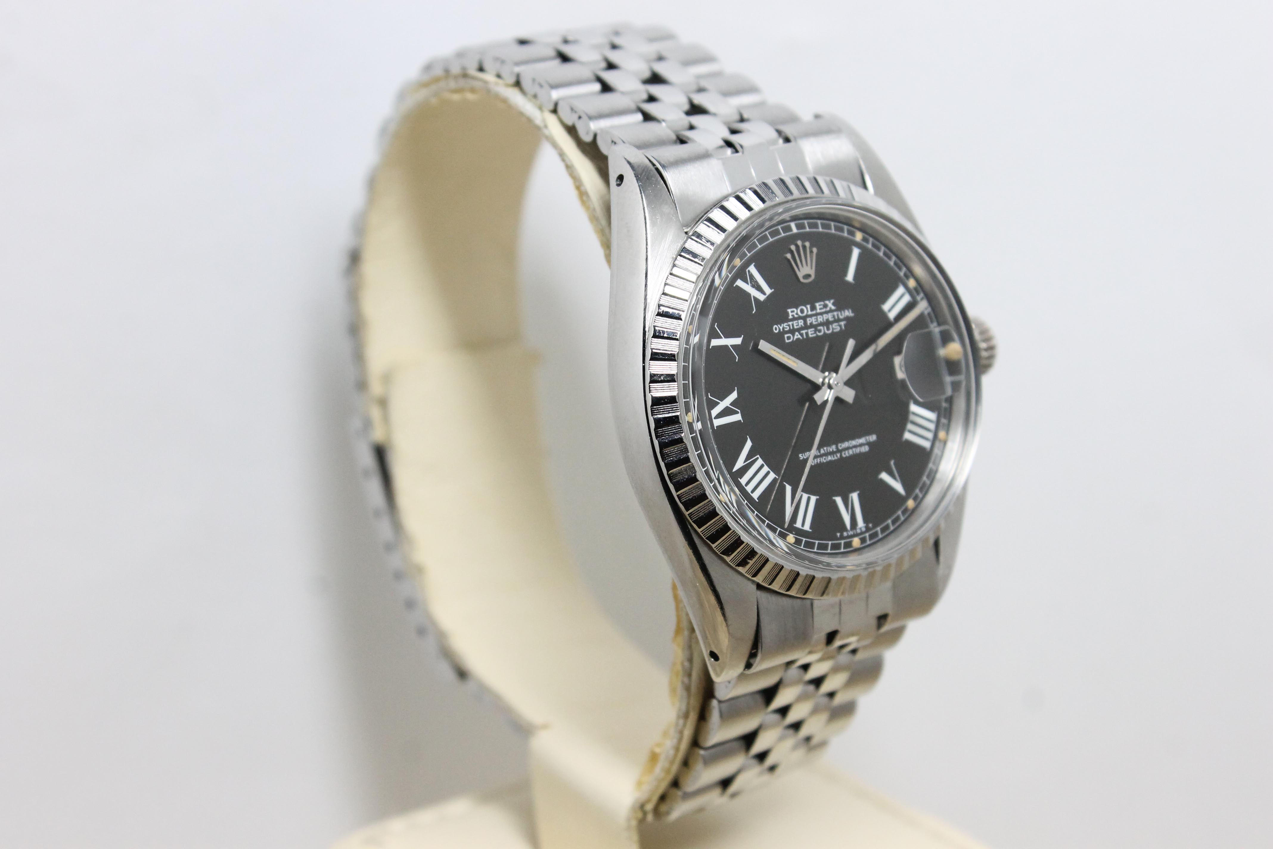 1972 Rolex Datejust Buckley Dial Ref. 1603