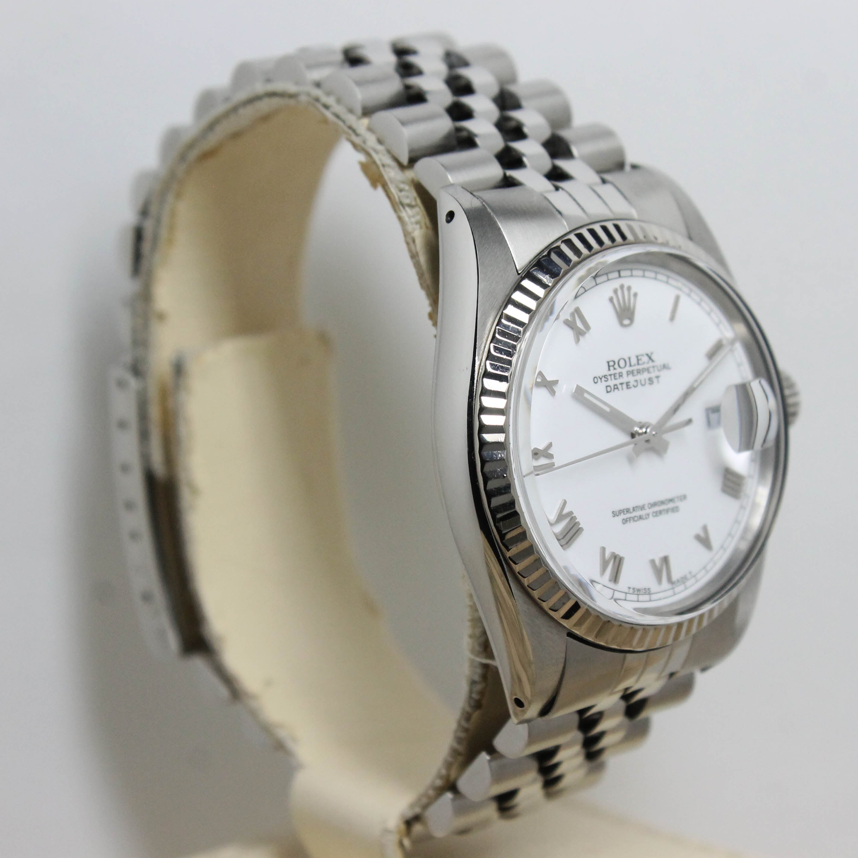 1987 Rolex Datejust White Roman Dial Ref. 16014