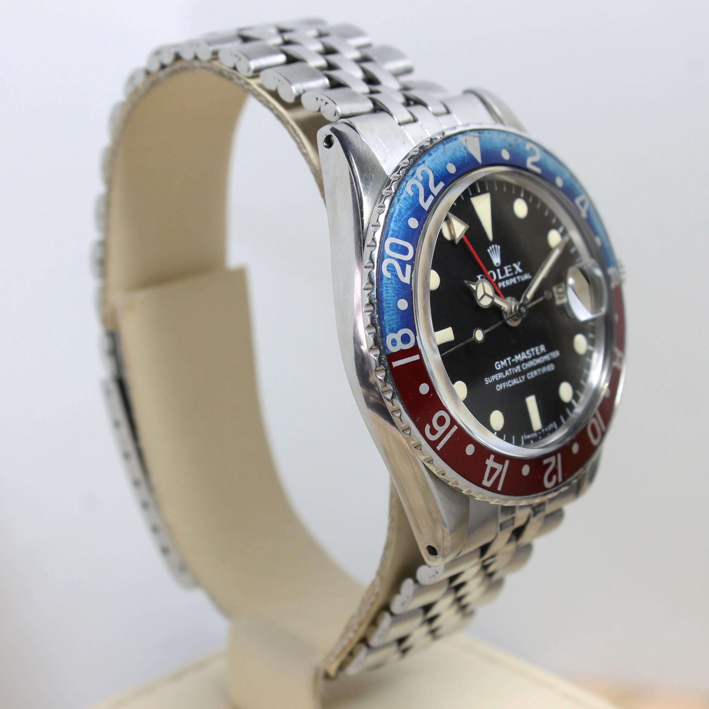 Rolex GMT Master Ref. 1675 Year 1971 (Full Set)