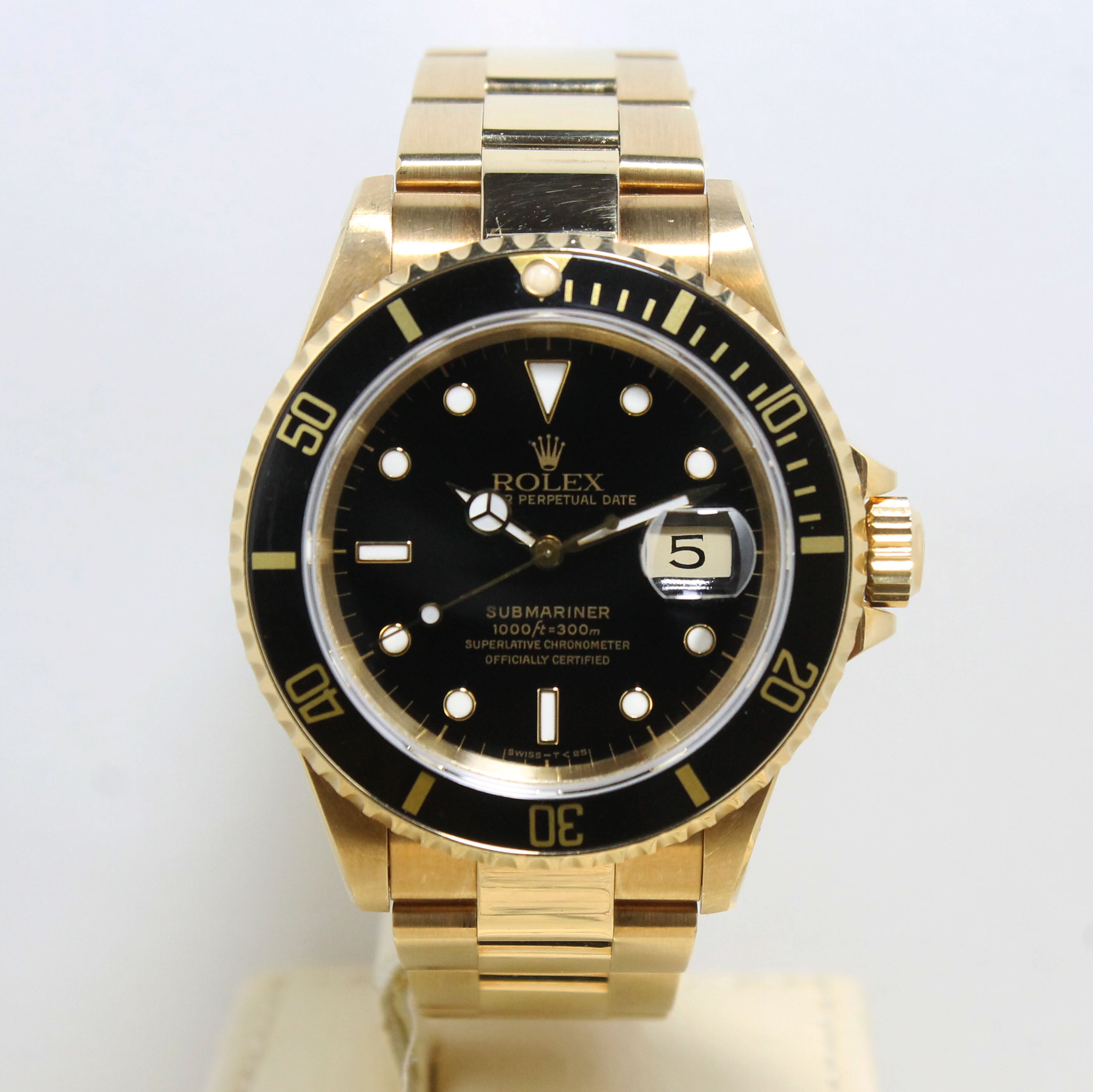 1991 Rolex Submariner Mint Unpolished Ref. 16618 (Full Set)