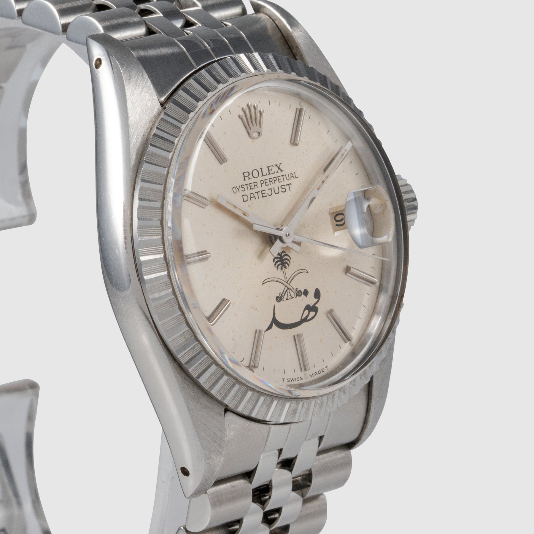 1984 Rolex Datejust Saudi Logo Dial Ref. 16030 (Full Set)