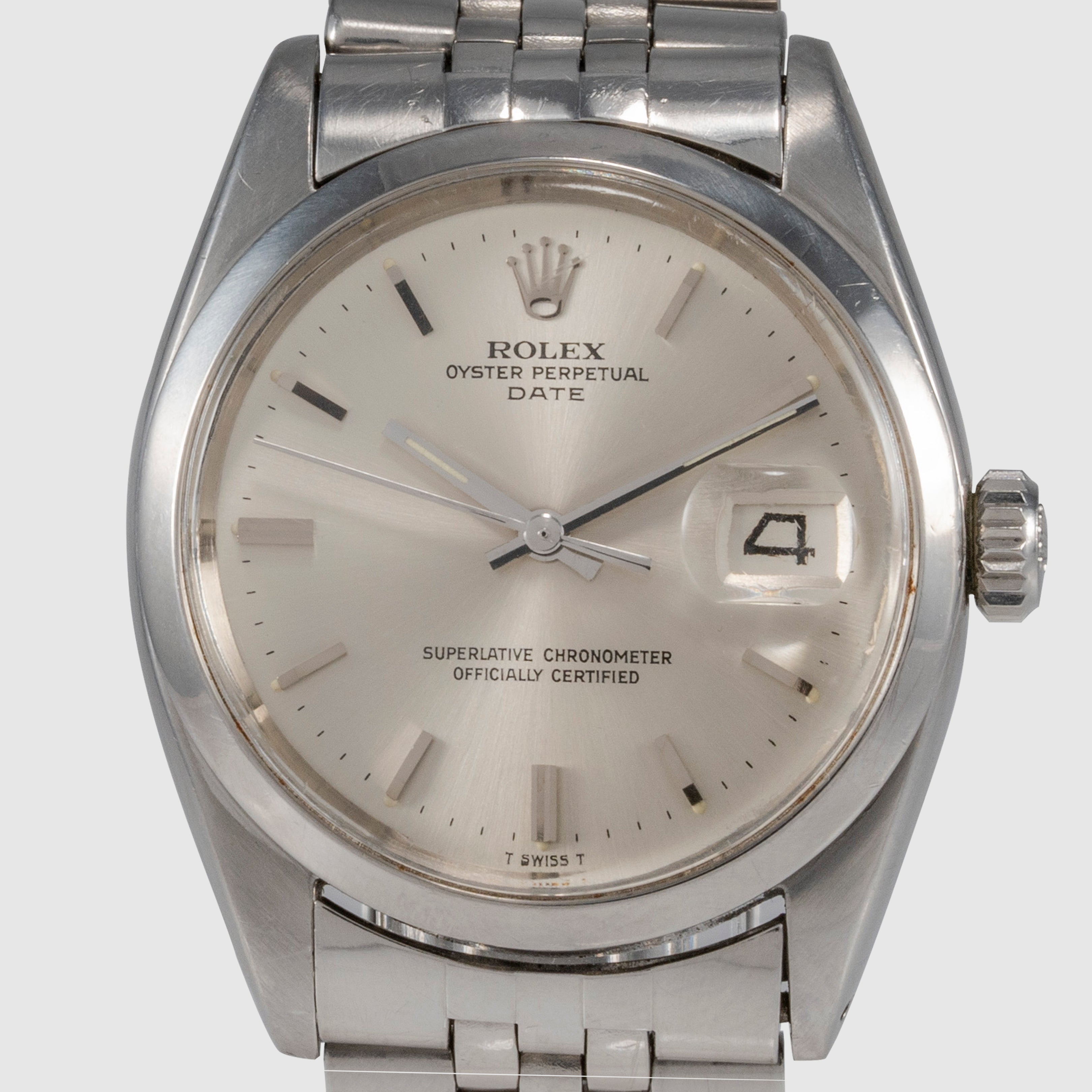 1967 Rolex Date Ref. 1500 (with Warranty and Invoice from Abercrombie & Fitch)