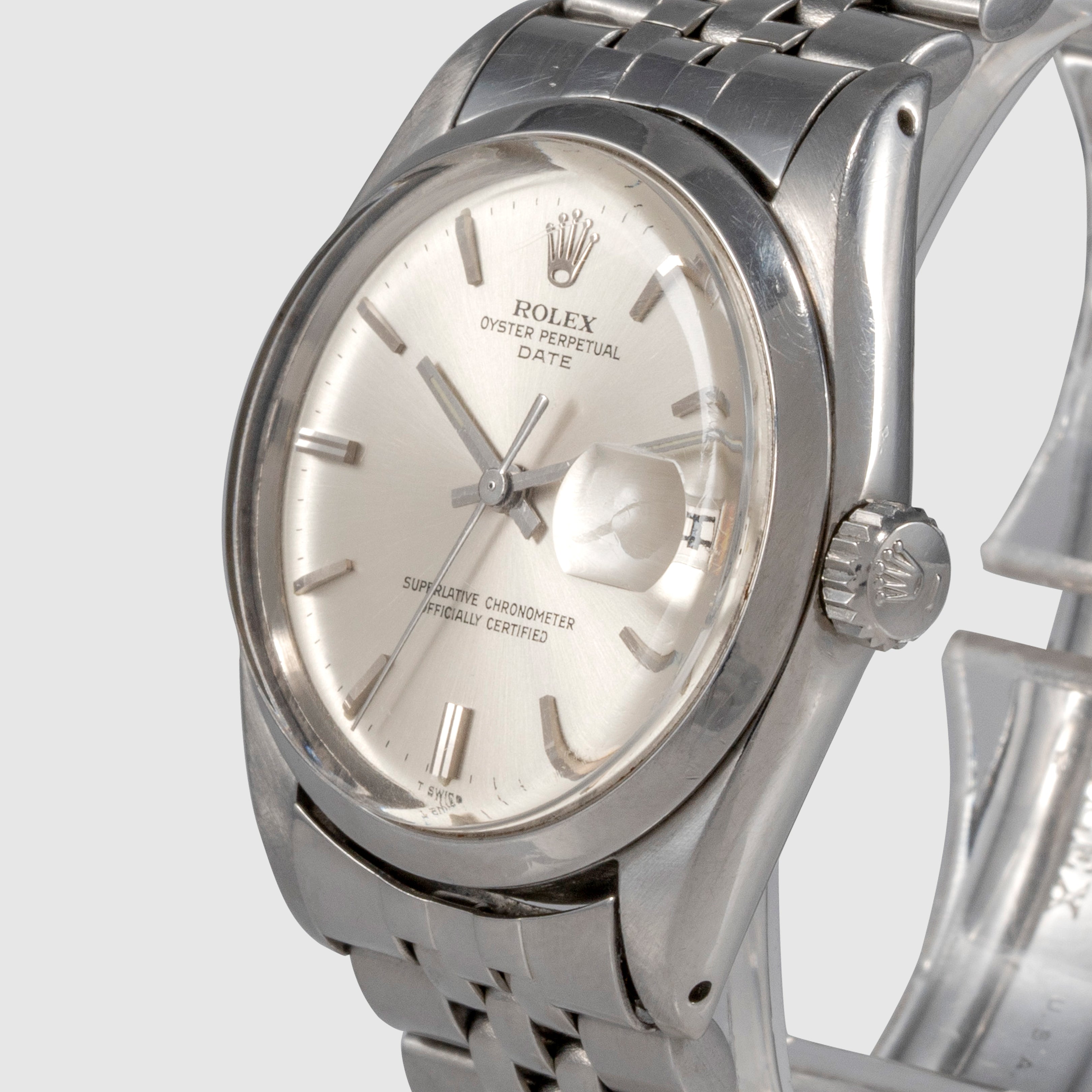 1967 Rolex Date Ref. 1500 (with Warranty and Invoice from Abercrombie & Fitch)