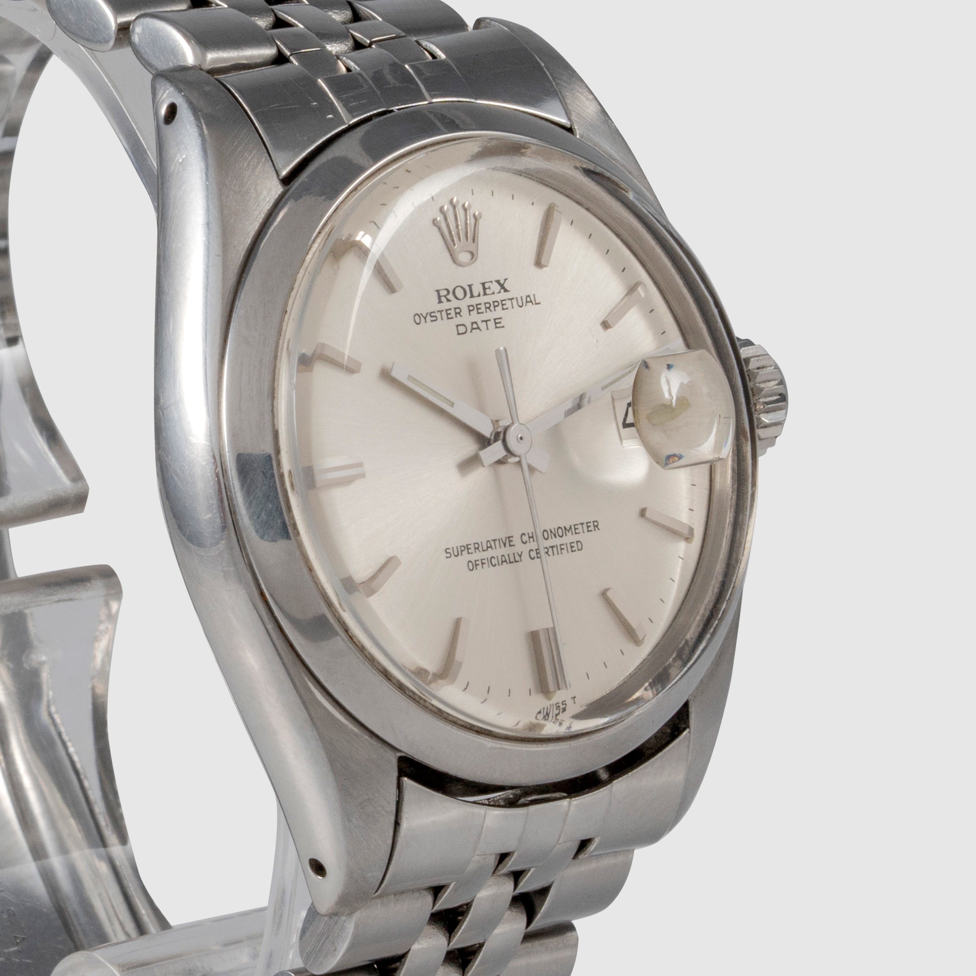 1967 Rolex Date Ref. 1500 (with Warranty and Invoice from Abercrombie & Fitch)