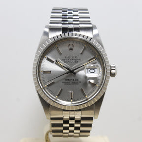 1987 Rolex Datejust NOS Tiffany & Co. Ref. 16030  (Full Set)