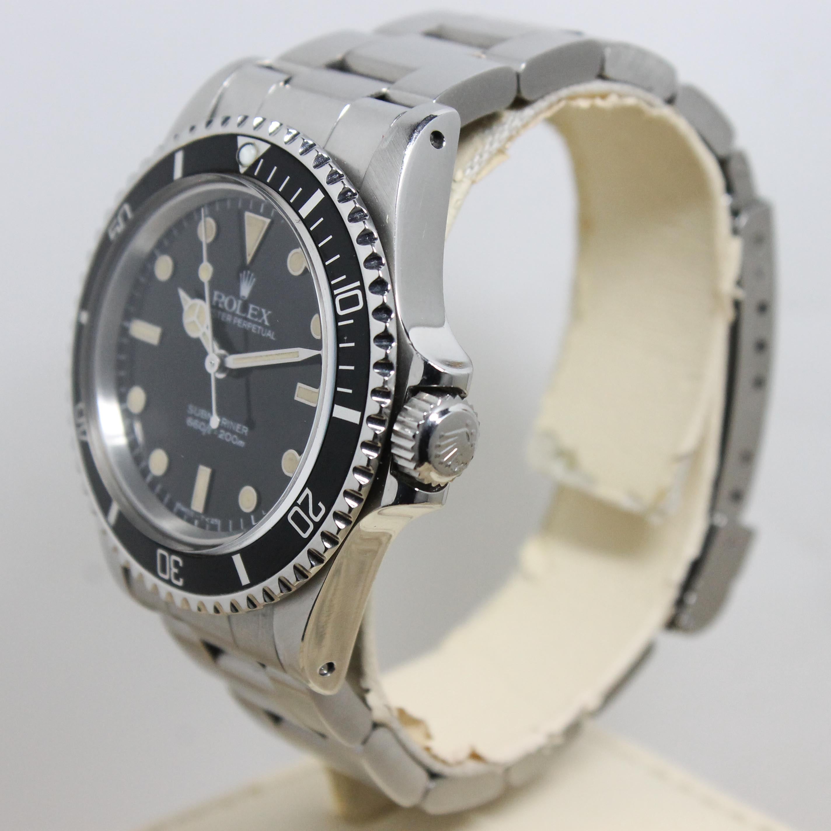 1989 Rolex Submariner L Series Ref. 5513