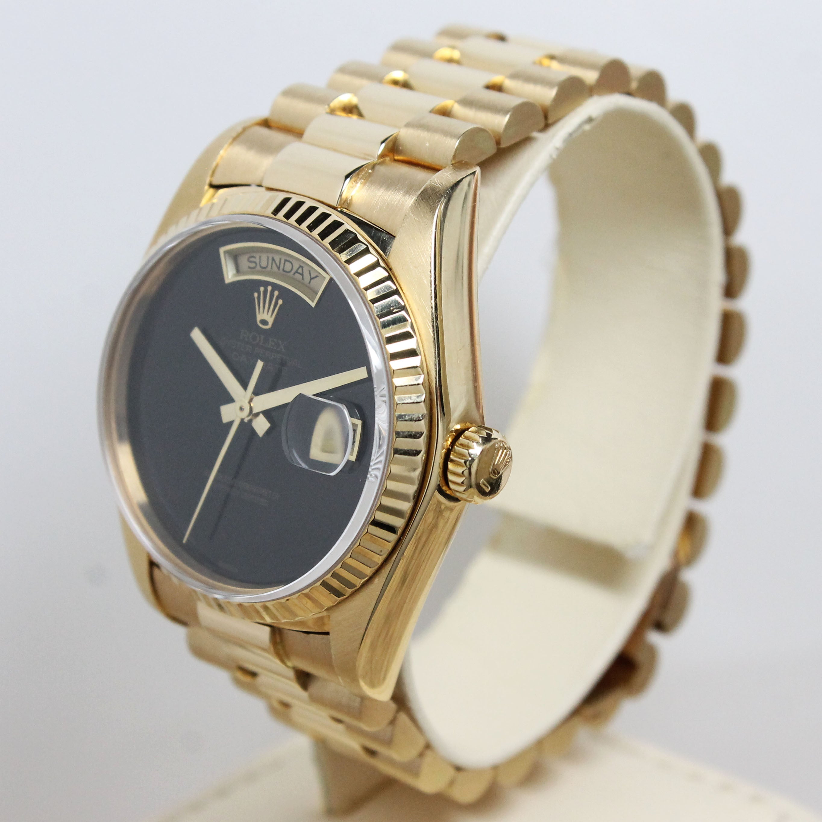 1986 Rolex Day Date Onyx Ref. 18038