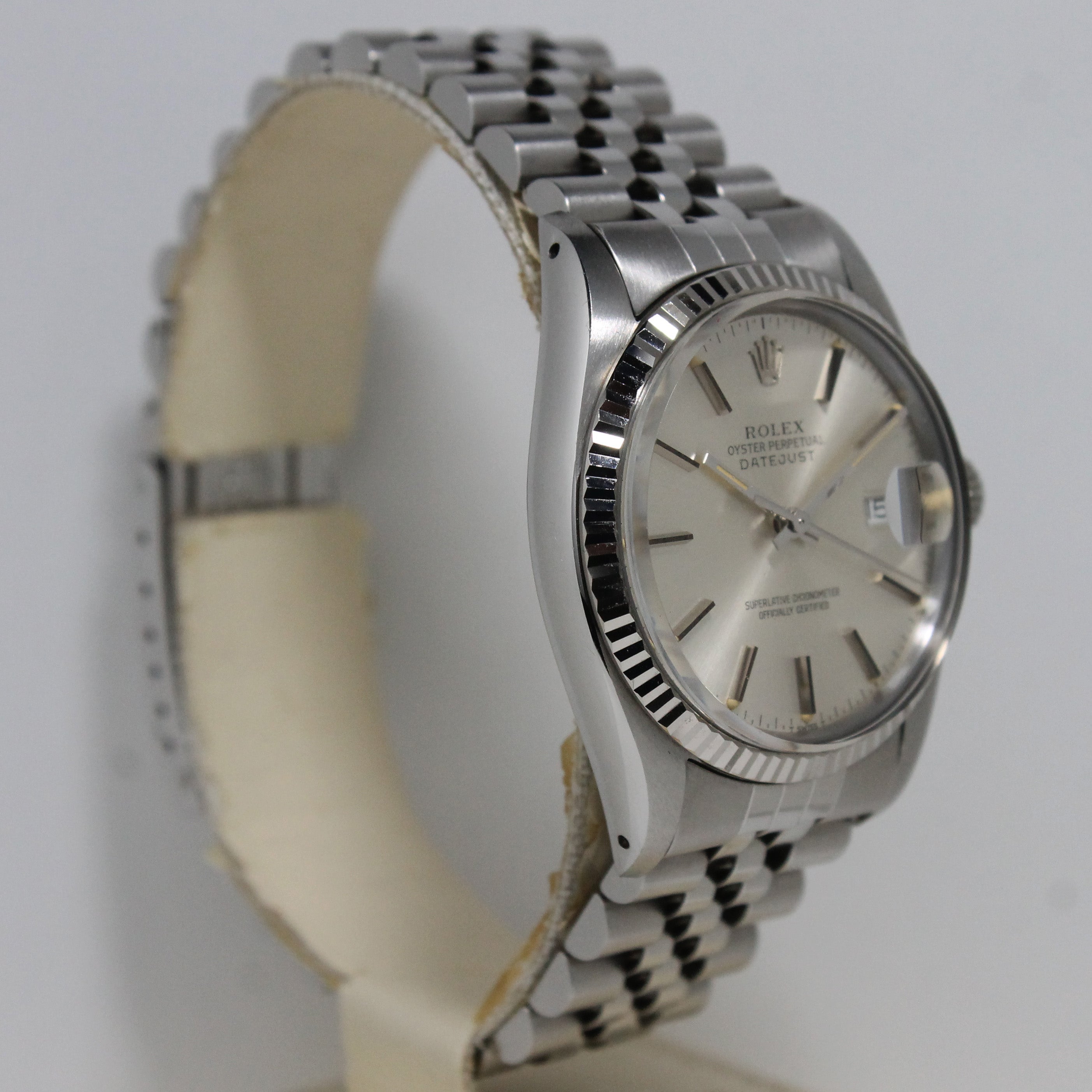 1984 Rolex Datejust St/WG NOS Ref. 16014 (with Box & Papers)