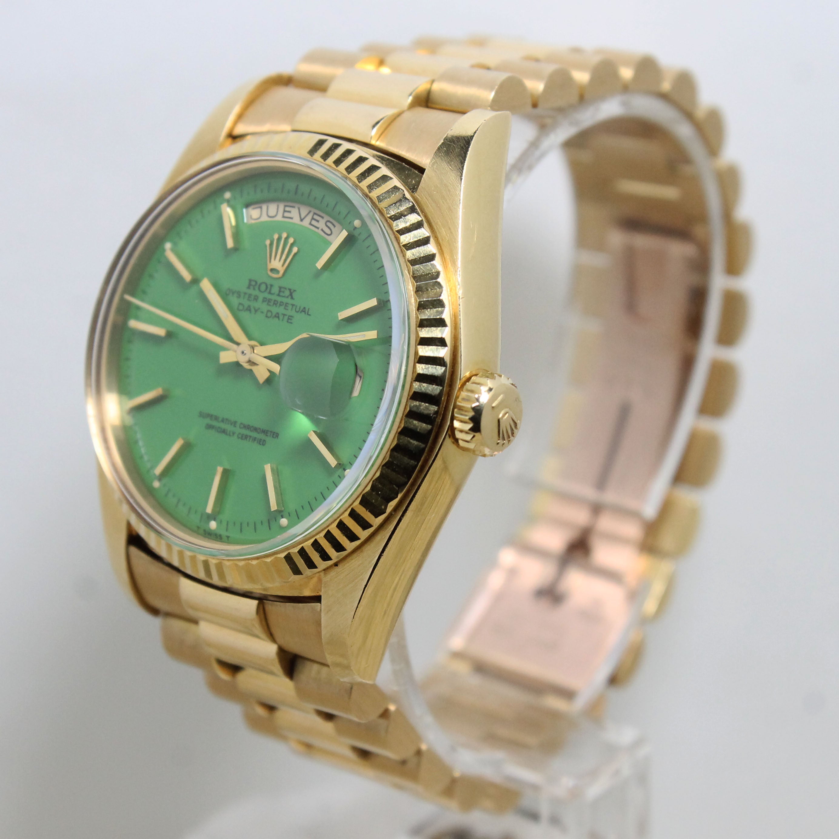 1978 Rolex Day Date Green Stella Dial Ref. 1803