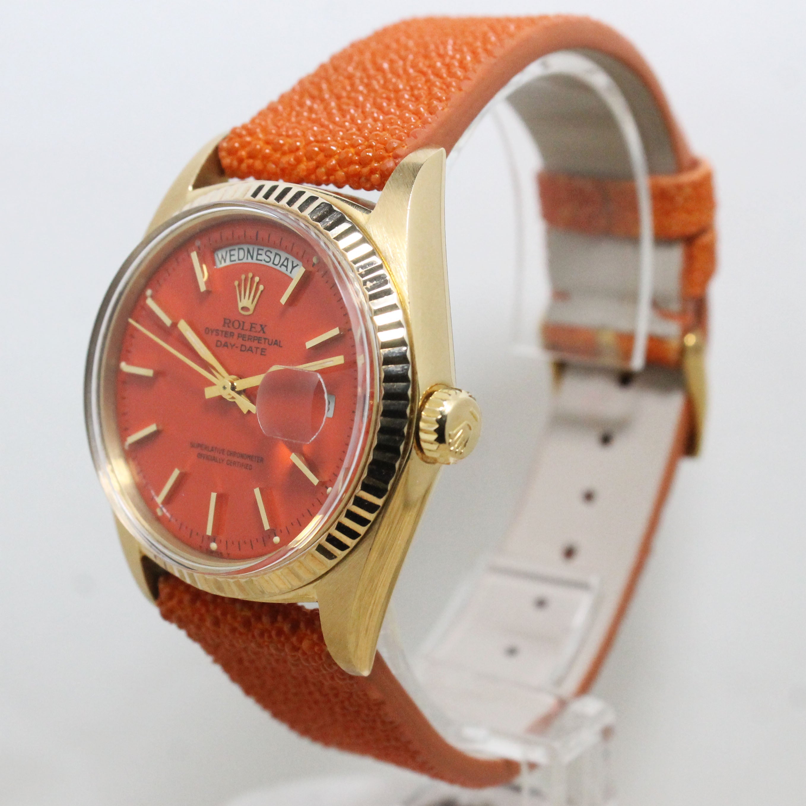 1978 Rolex Day Date Tangerine Stella Dial Ref. 1803