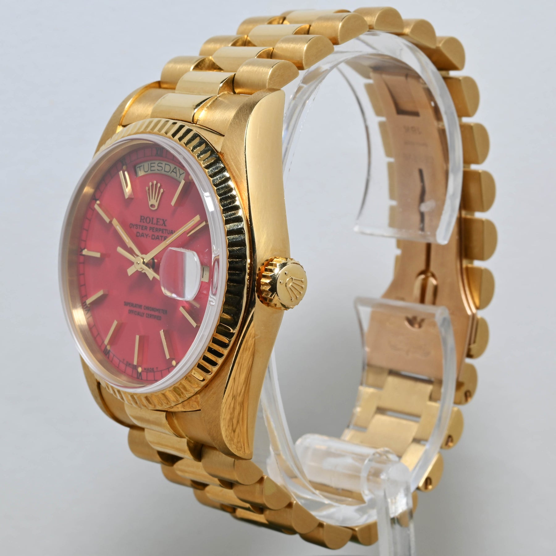 1984 Rolex Day Date Raspberry Stella Ref. 18038