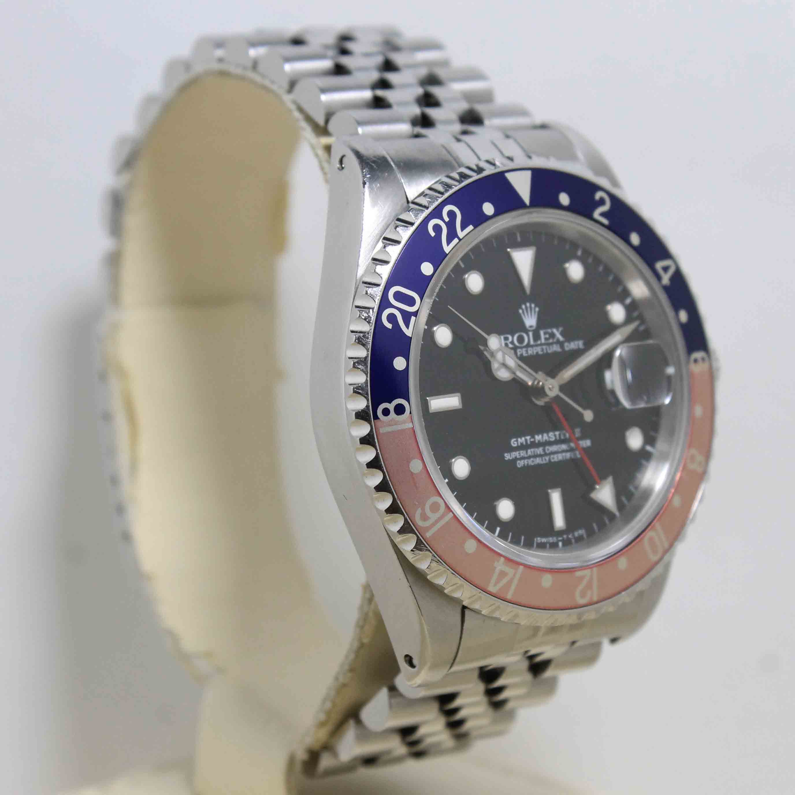 1989 Rolex GMT Master II Pepsi Jubilee Ref. 16710 (Full Set)