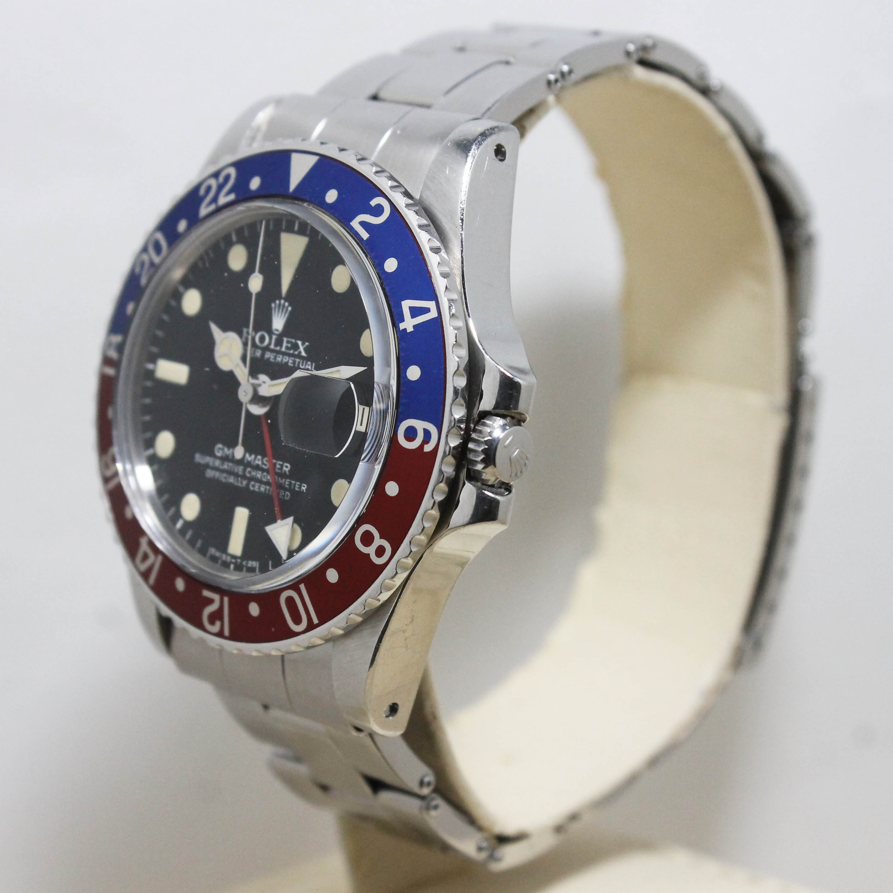 1978 Rolex GMT Master Pepsi Unpolished with MK 5 Dial Ref. 1675