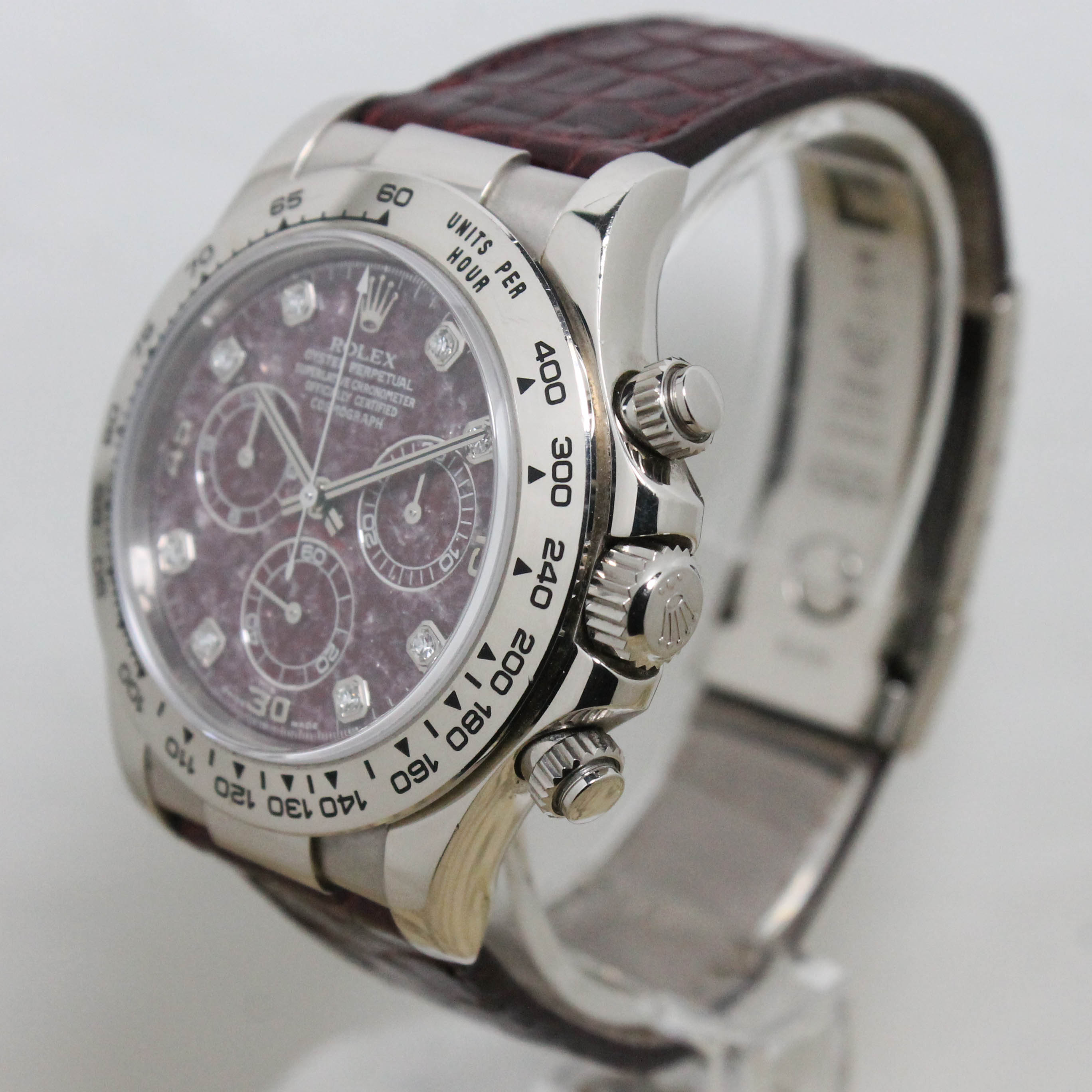 2000 Rolex Daytona White Gold Grossular Diamond Dial Ref. 116519