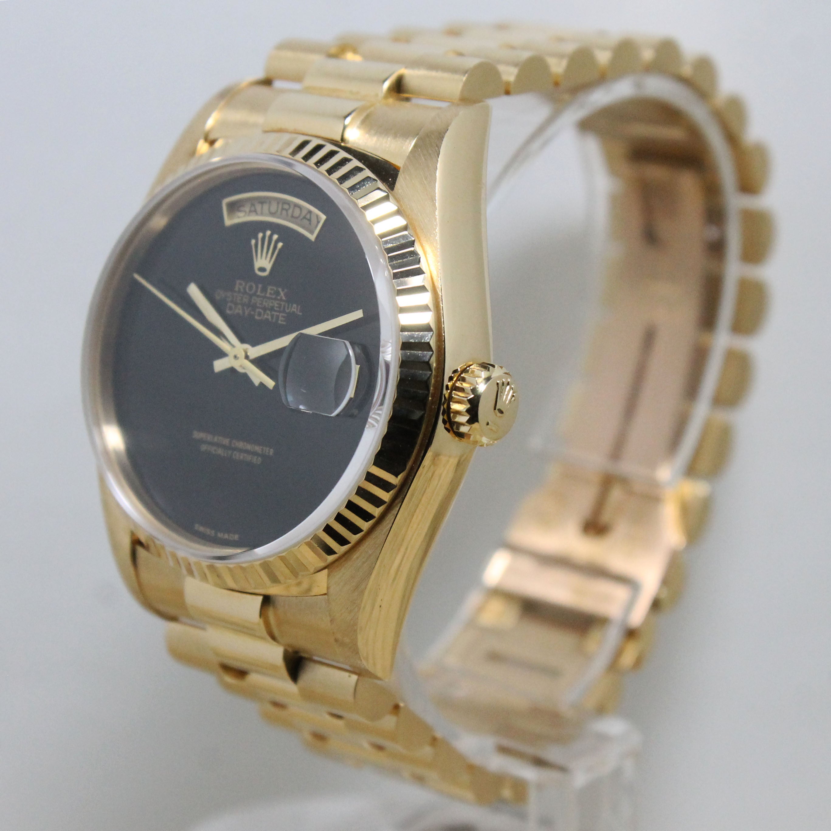 1986 Rolex Day Date Onyx Ref. 18038